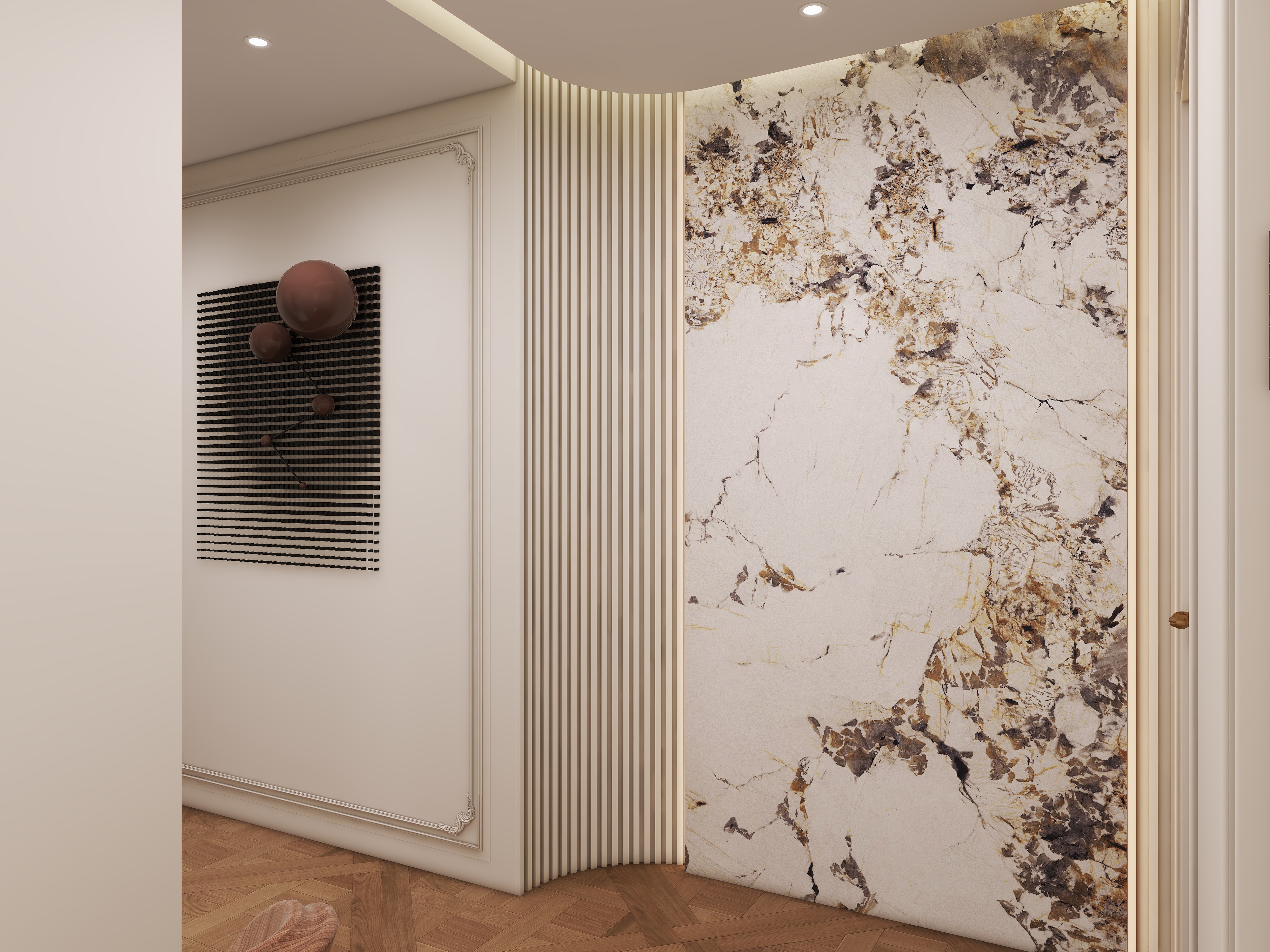 -复古法式风装修效果图