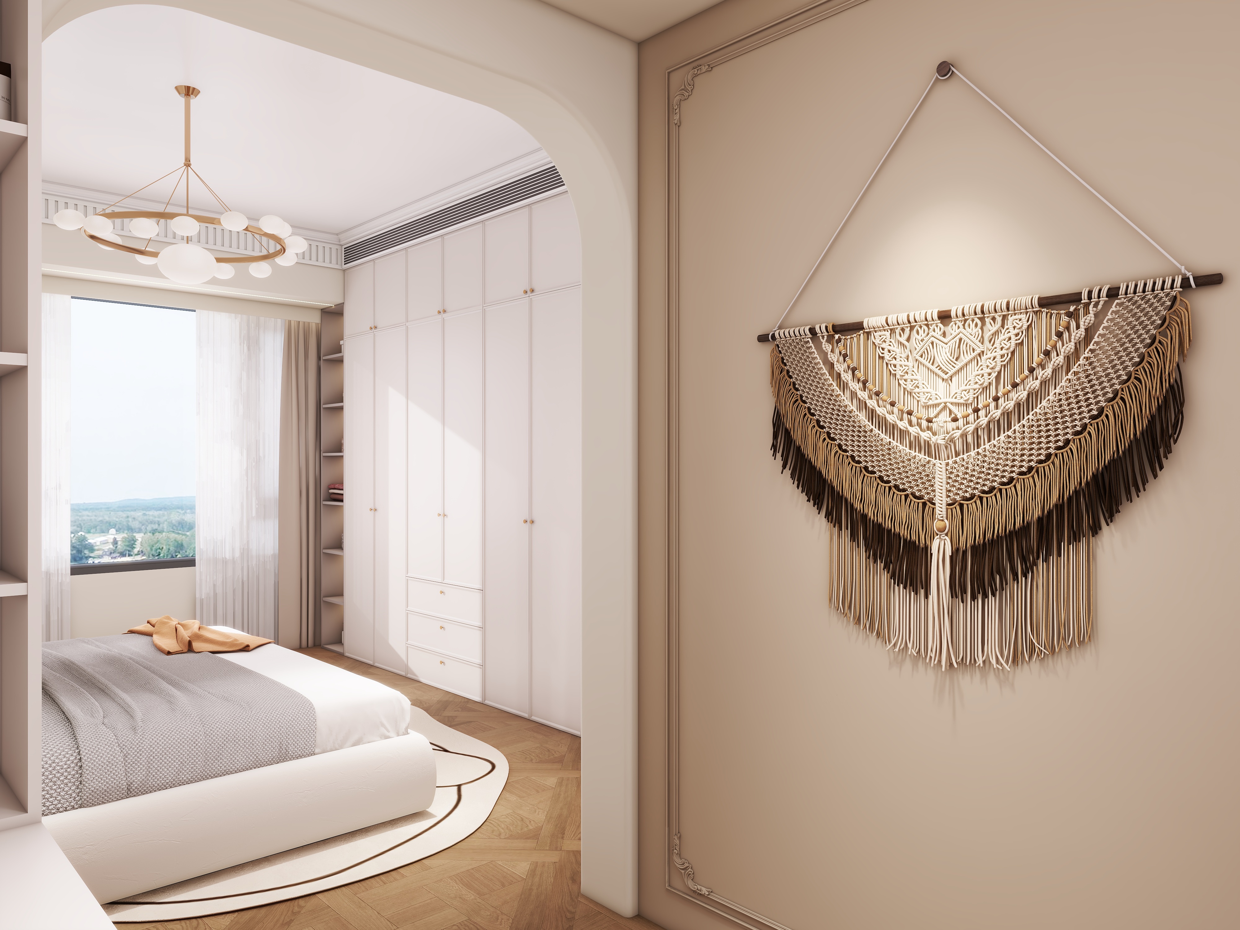 -复古法式风装修效果图