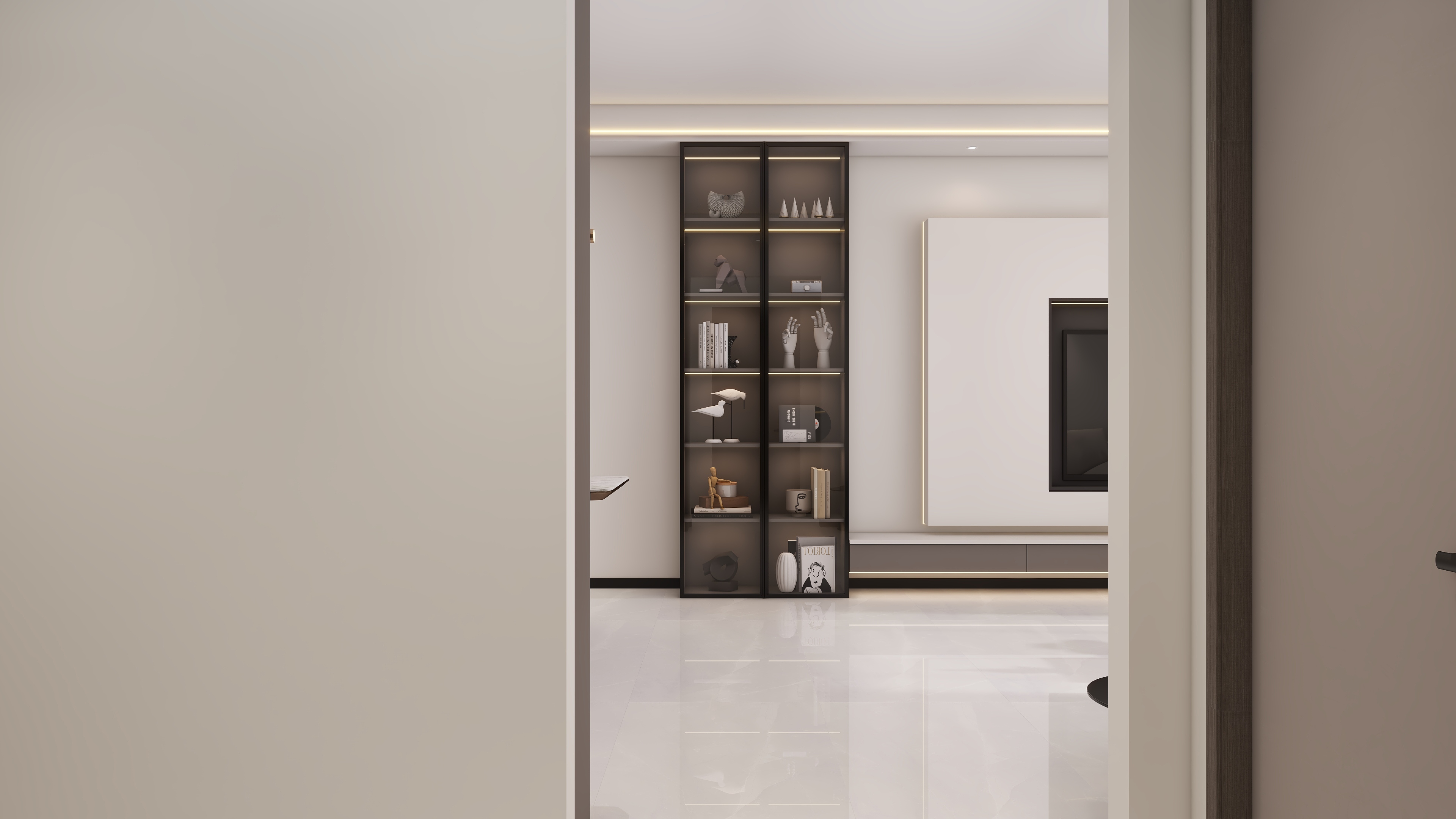 李佳洋-现代简约风三居室装修效果图