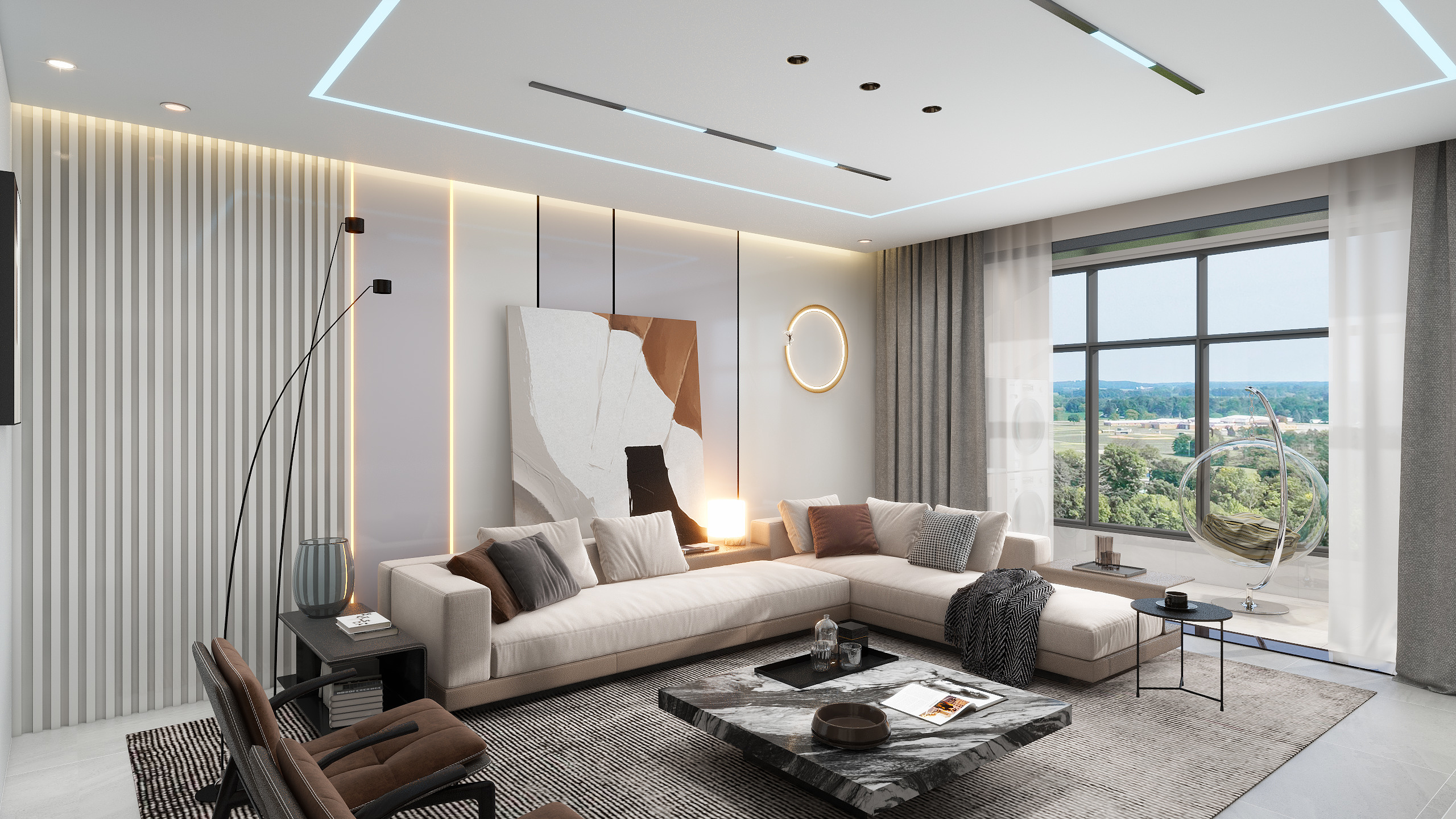 文森Vincent-金辉阁现代简约97㎡3室-装修设计方案