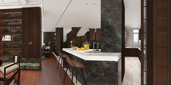 设计师颜运-翟总 唐姐雅居 -装修设计方案