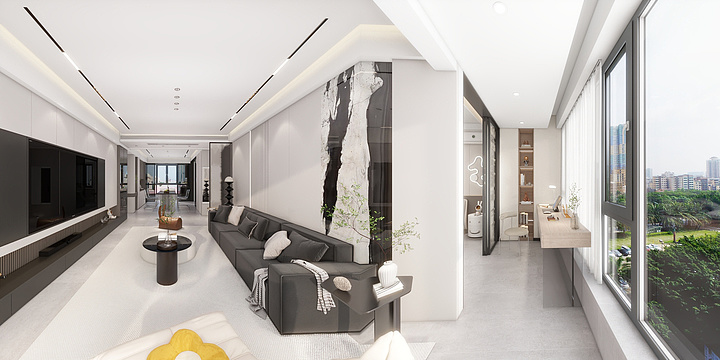 设计师同乐-湖北宜昌联投玖玺台现代风格修改版-装修设计方案