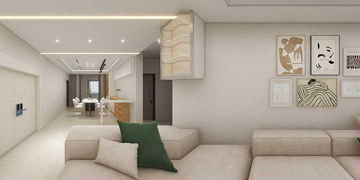 弘亿-梧桐里3室2厅2厨1卫-117-装修设计方案