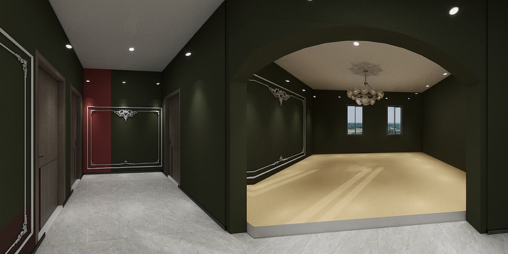 新疆金胡杨装修设计公司-未命名方案-装修设计方案