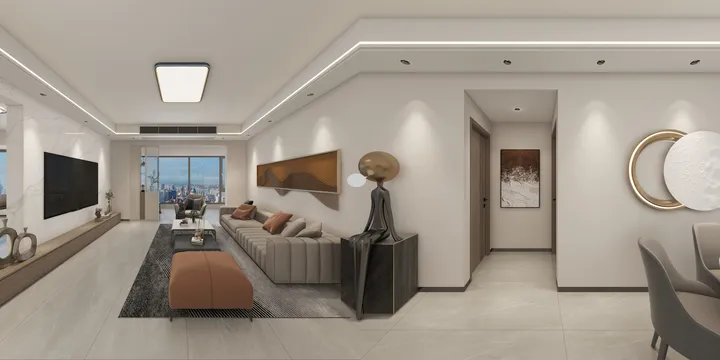 小厨房设计效果图-餐厅
