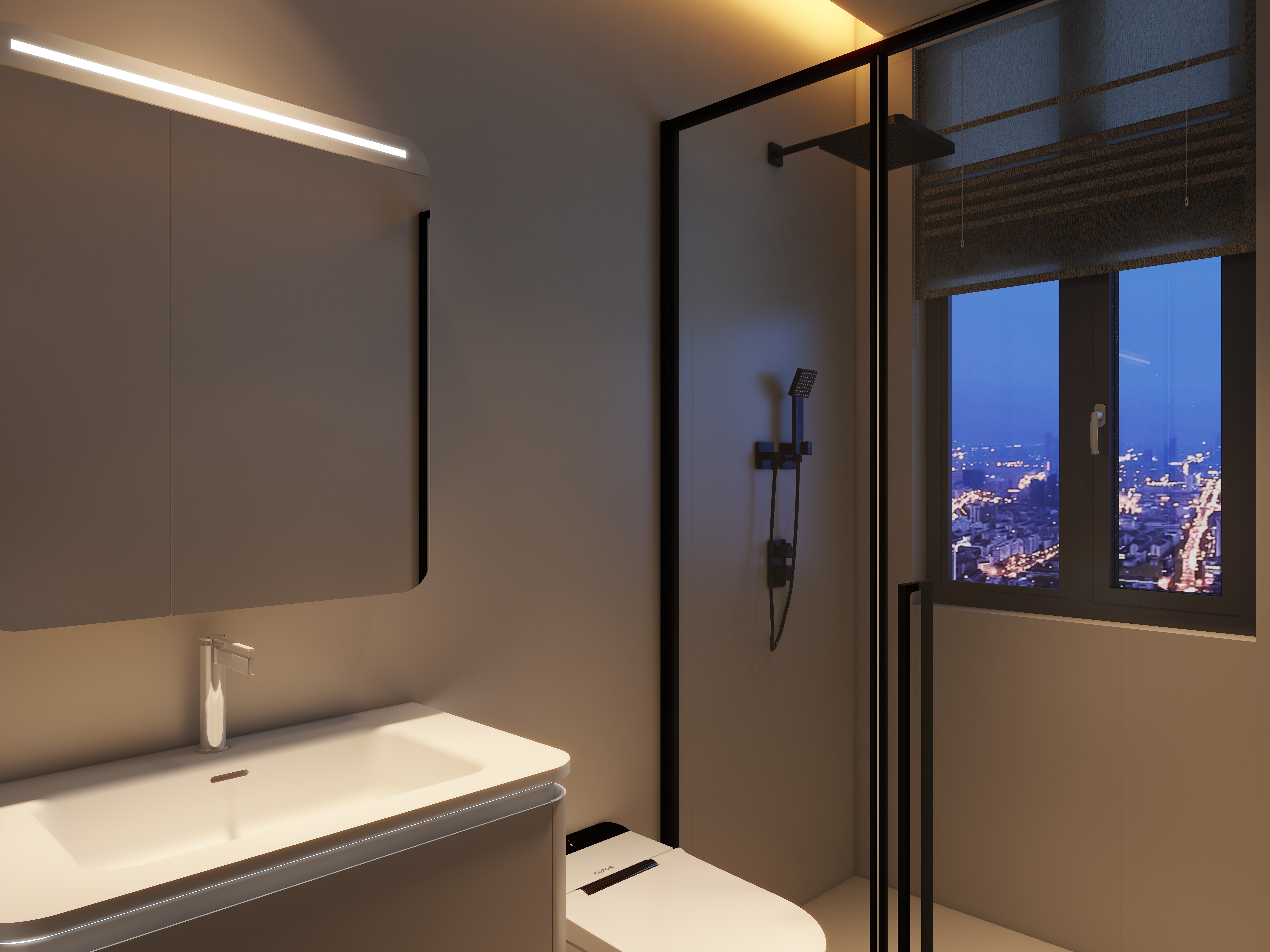 茶韵风轻-宋式美学中式李宅占地125平装修效果图