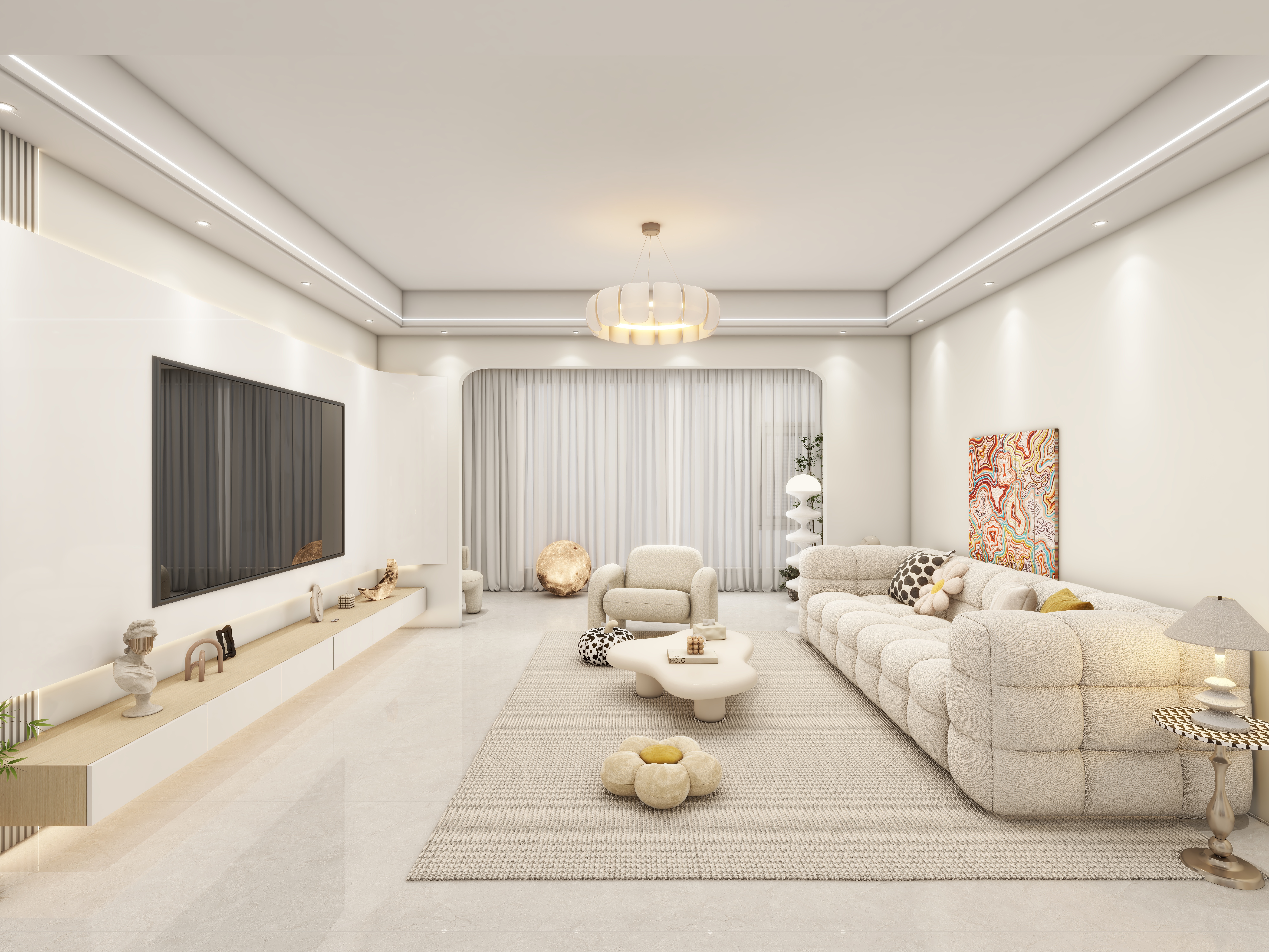 一熹设计-信江壹号156㎡4室-装修设计方案