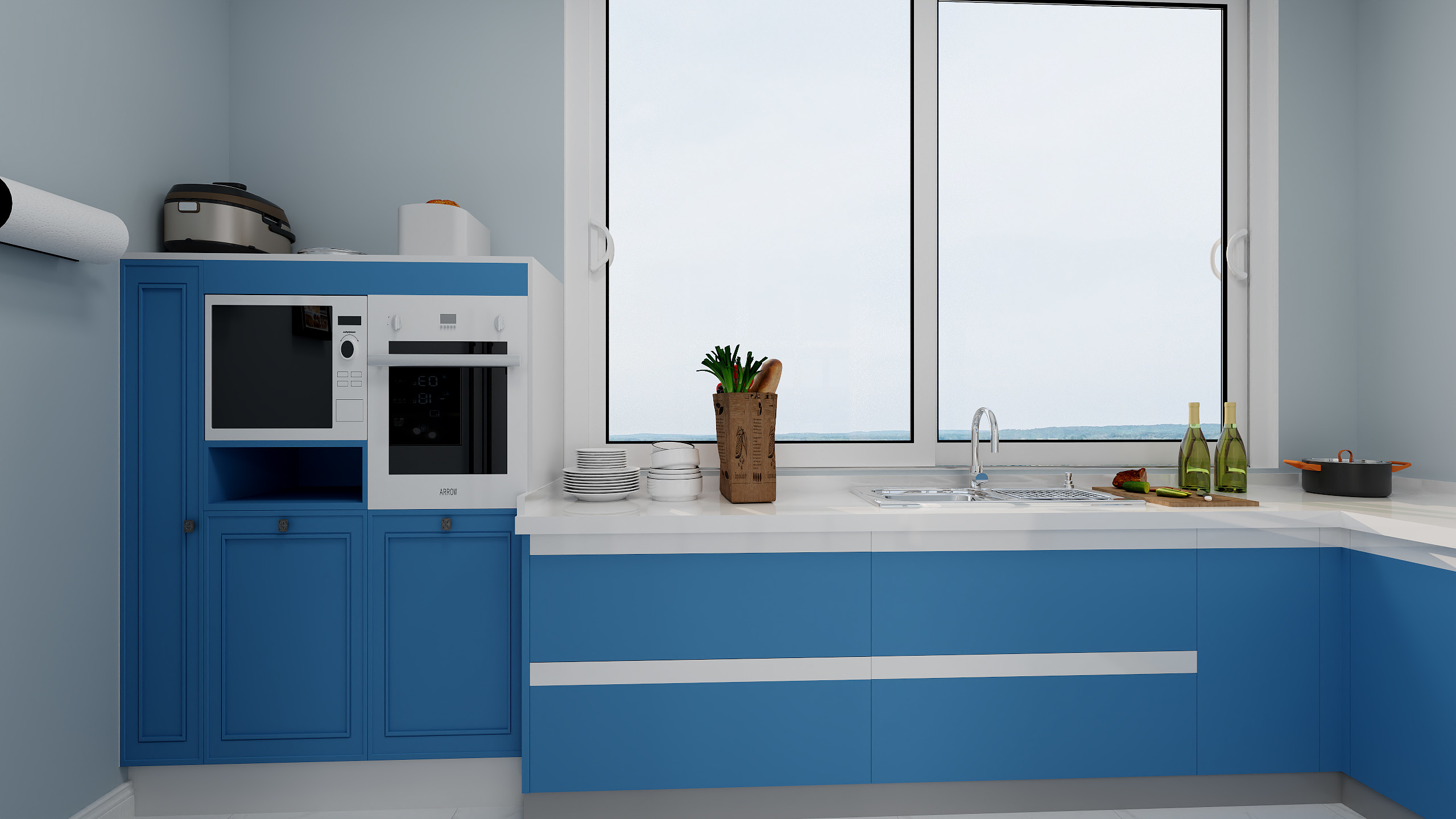 TANZEEw-阳光城地中海装修效果图