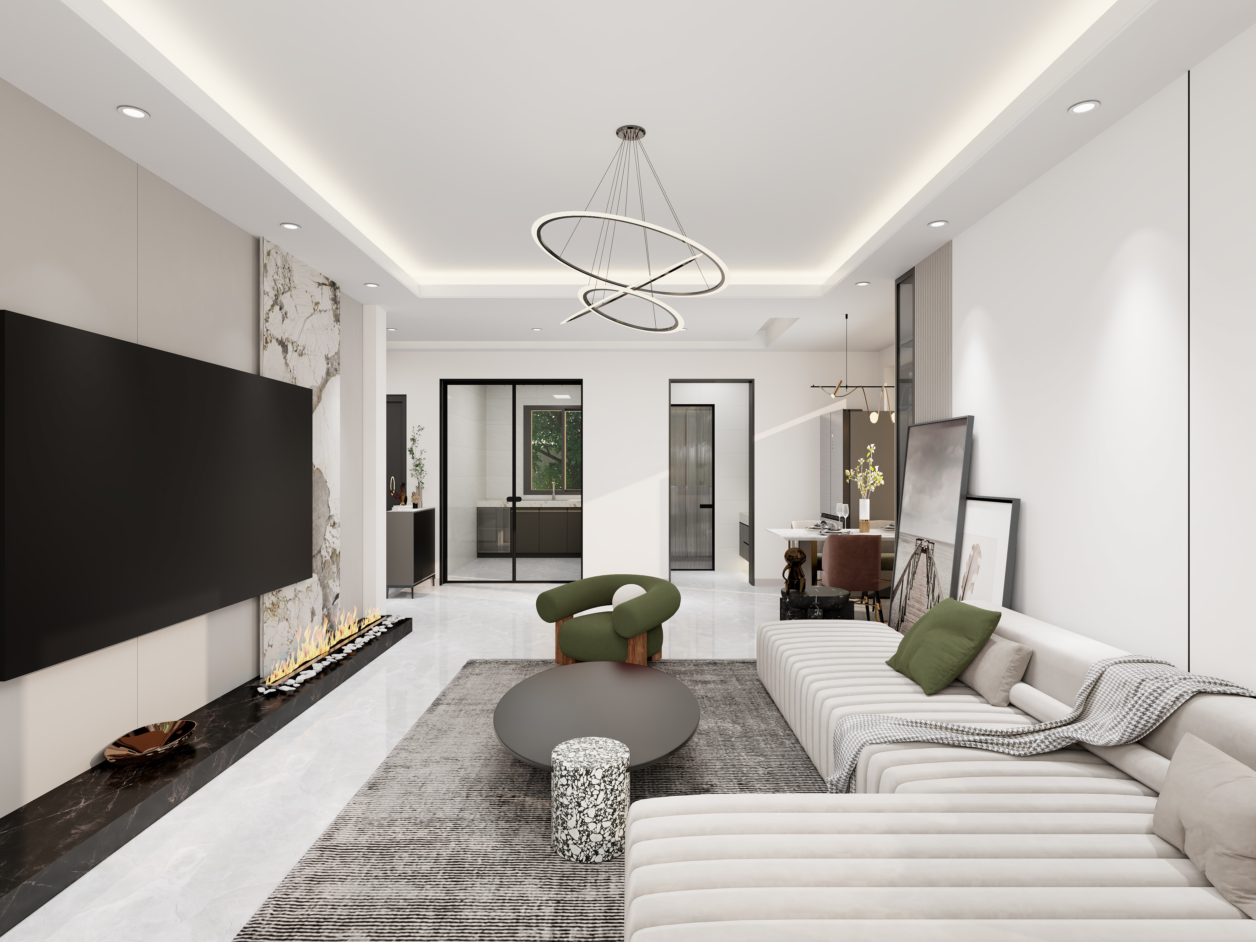 宋芹吟-别墅轻奢三层复式-装修设计方案