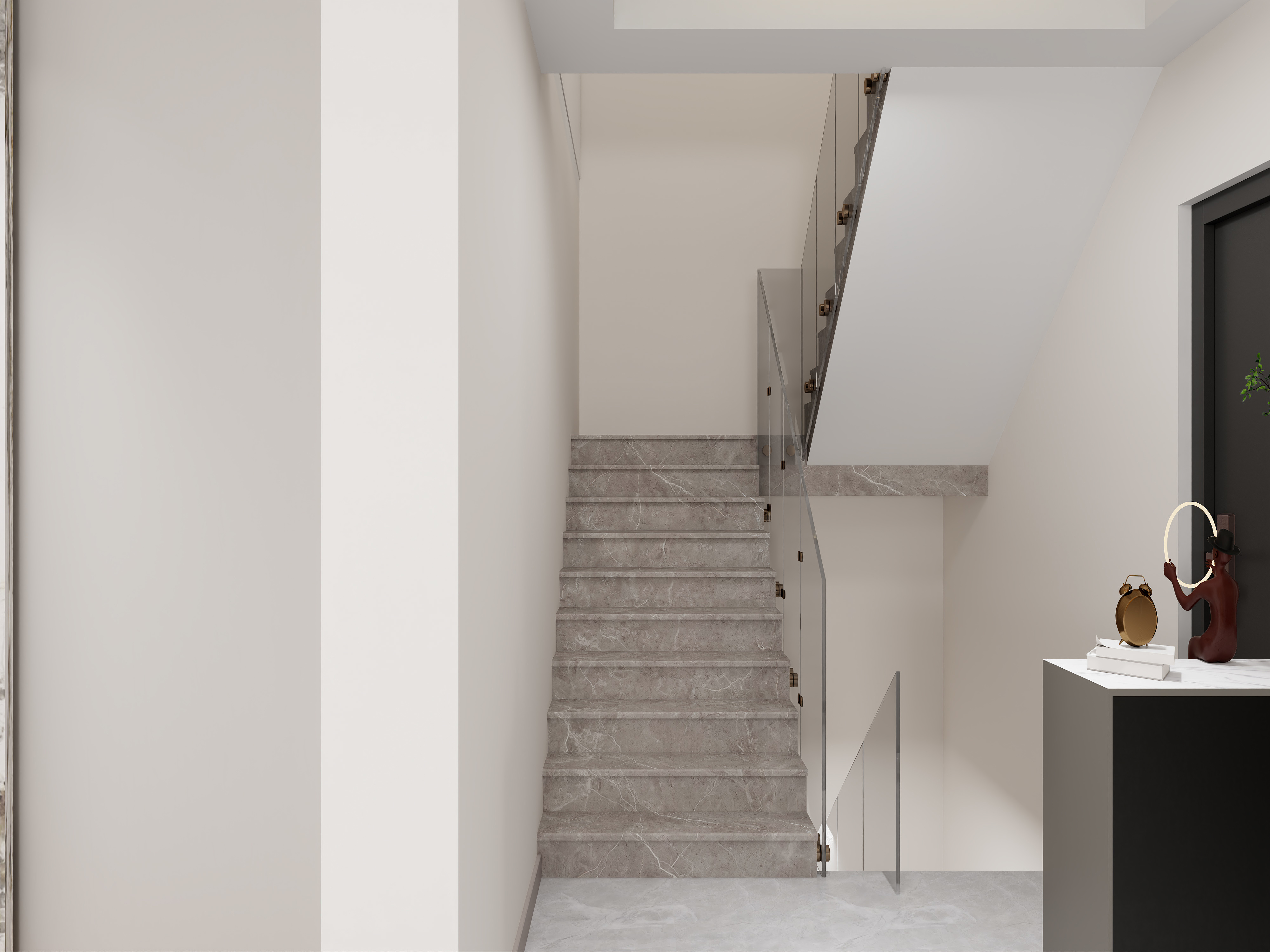 艺雅丽-三层复式别墅轻奢 装修效果图