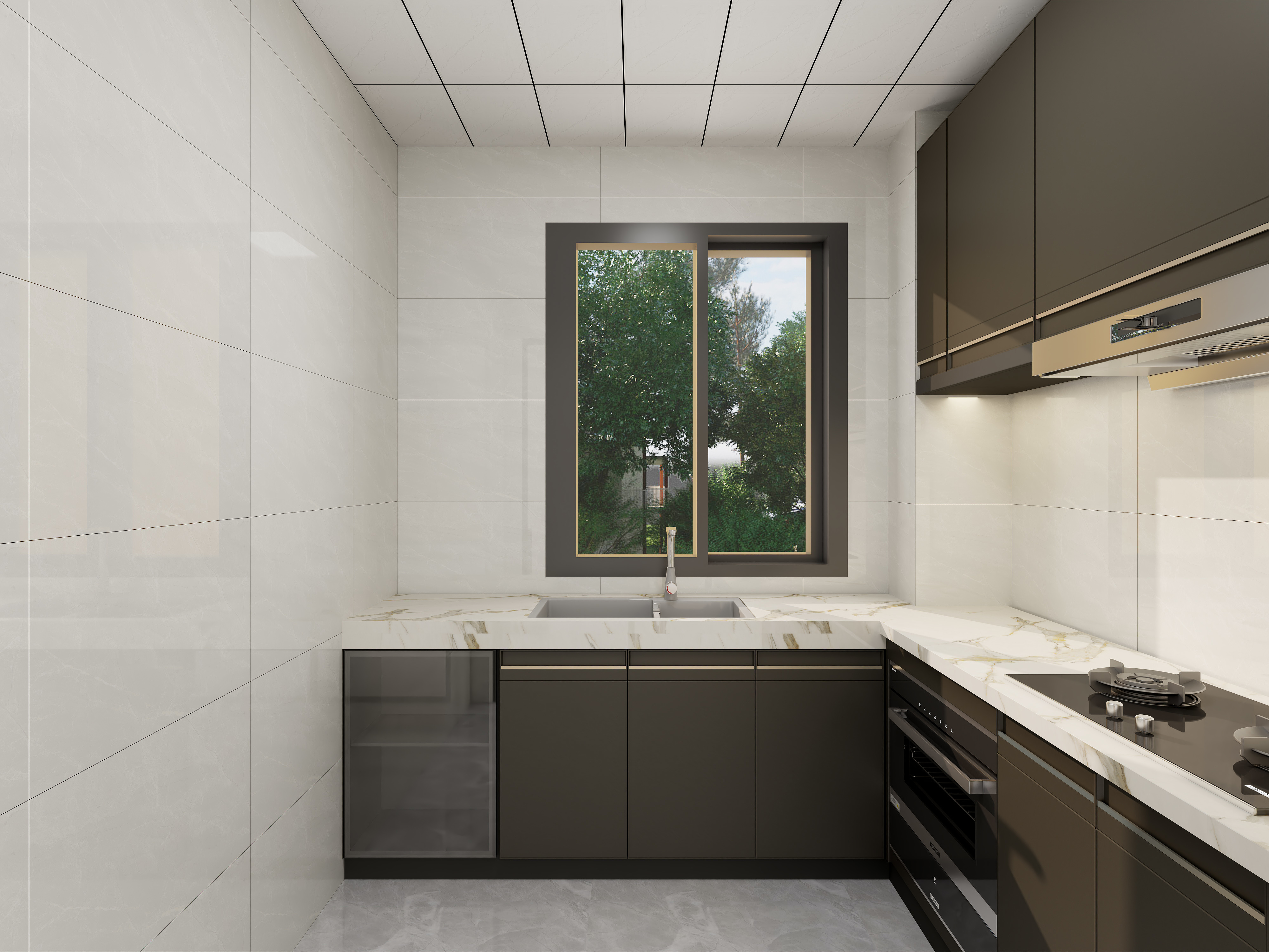 艺雅丽-三层复式别墅轻奢 装修效果图