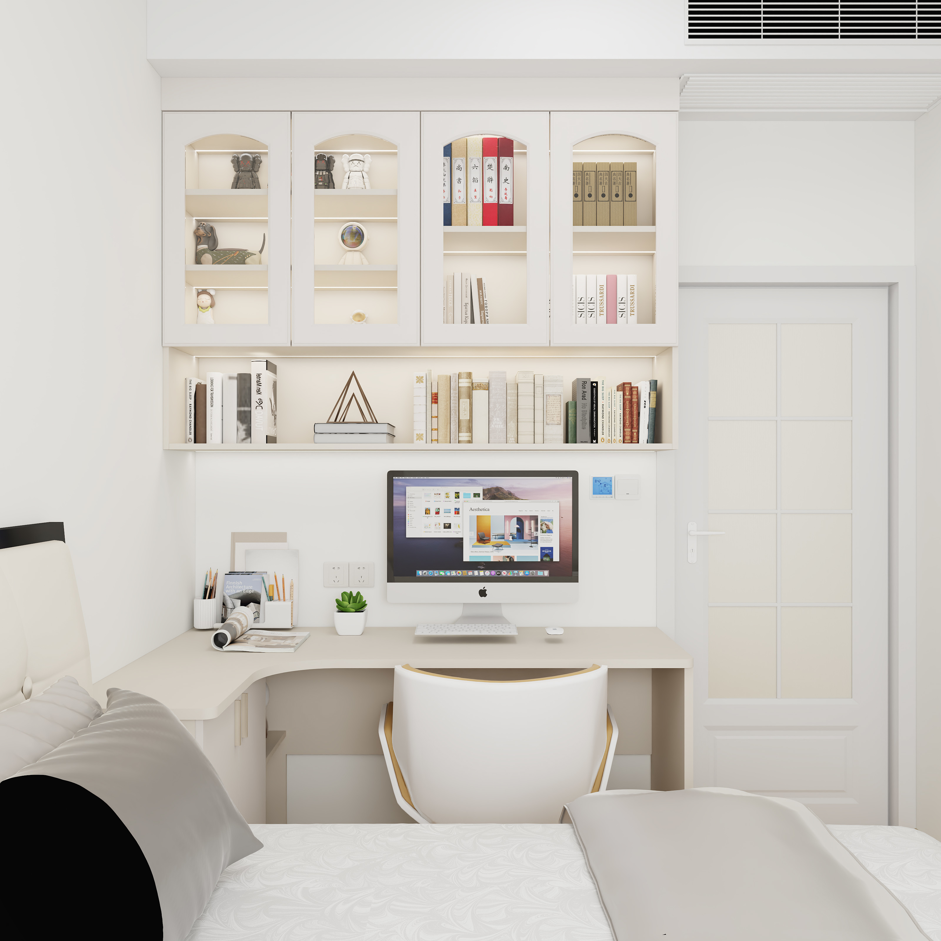 麻烦是朋友-海德公园81㎡3室装修效果图