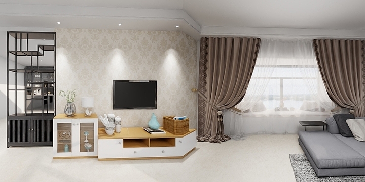 米宅-王聪-昆吾花园18-1-602-装修设计方案