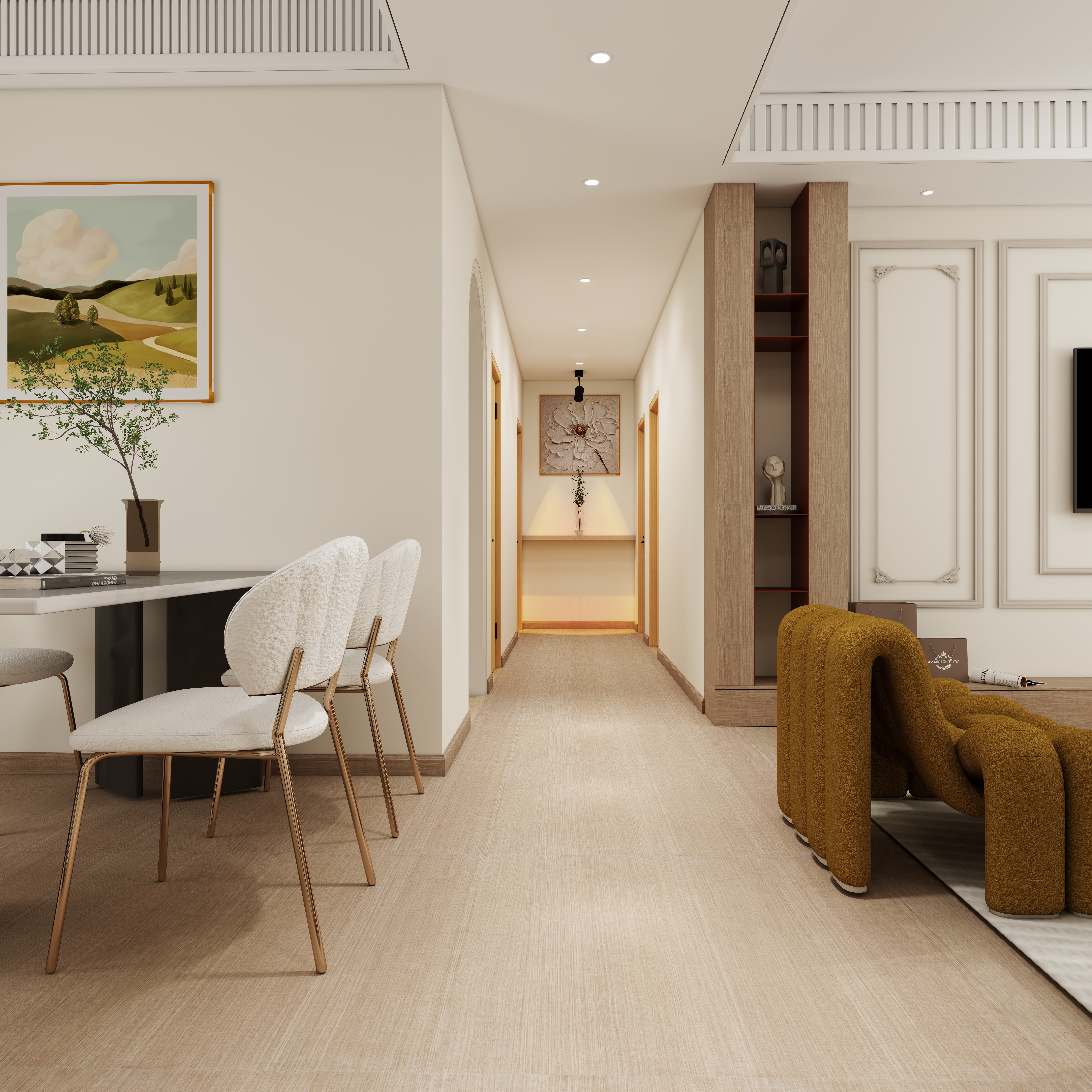 云上未央Liu一Design-大汉华龙府118㎡3室-装修设计方案