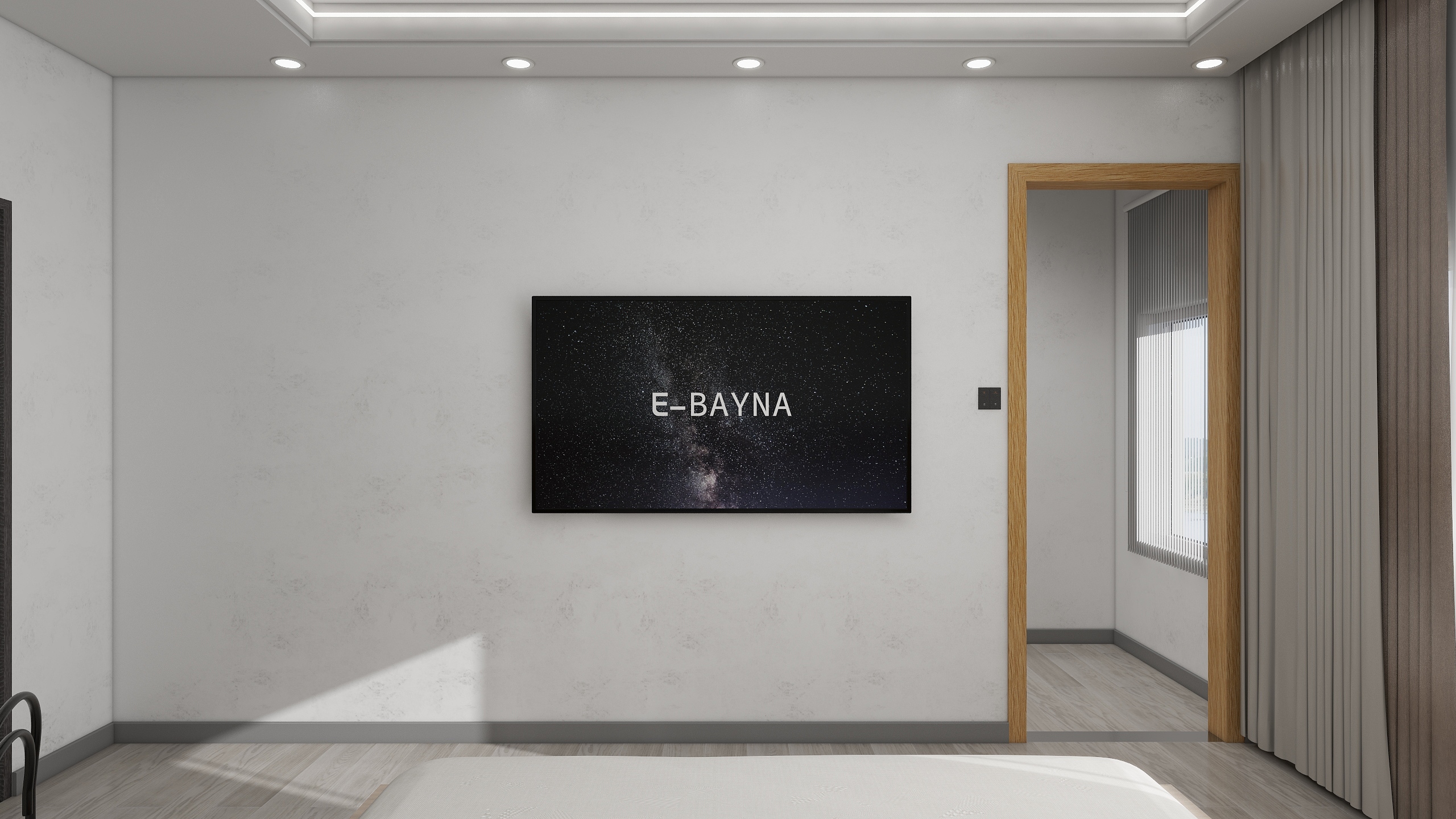 纳格兰的一阵大风-新中式142㎡2室装修效果图