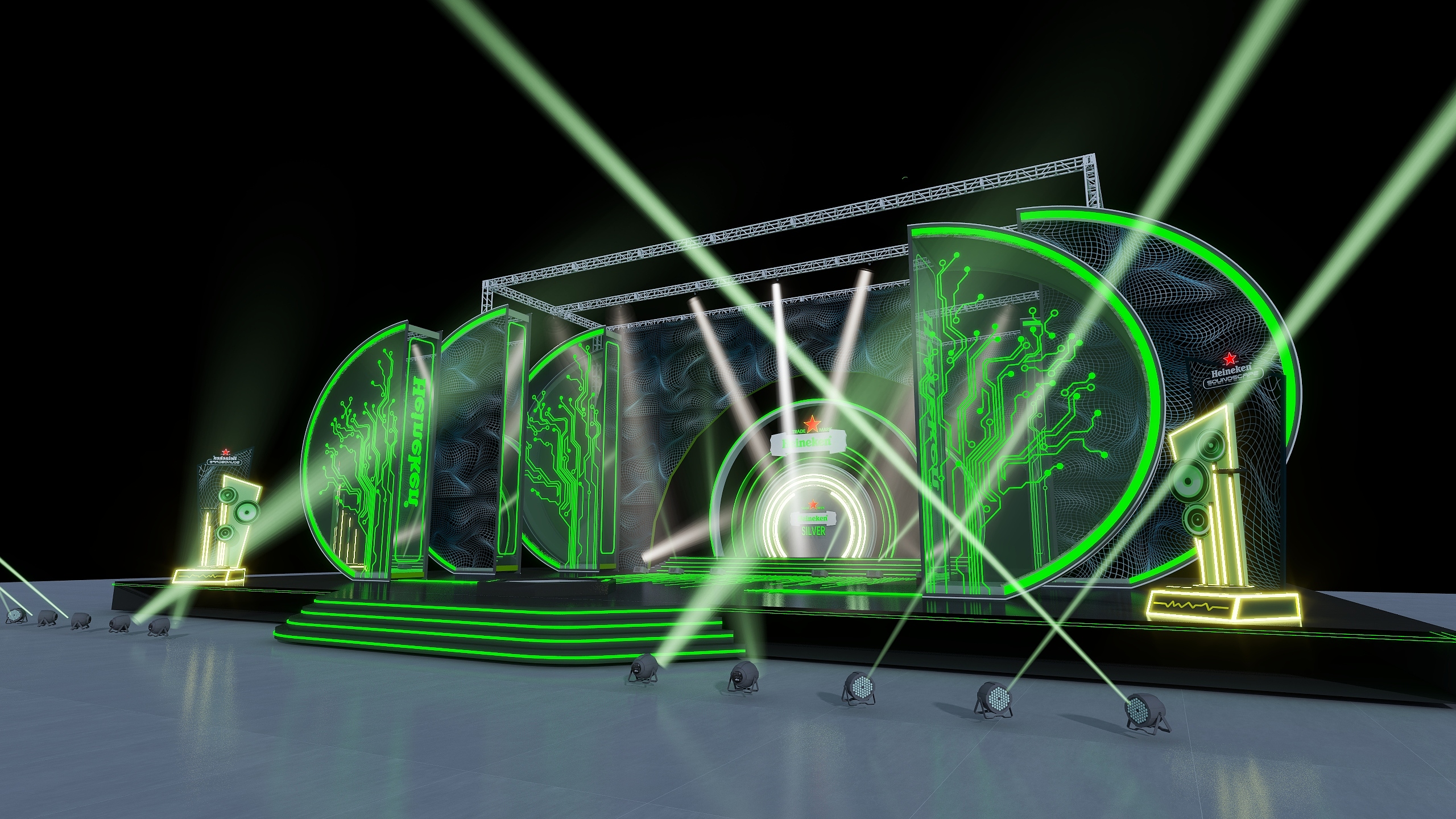 後宅-舞台灯光-装修设计方案