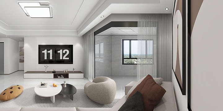 室内设计师-Dyson-凯旋门10-2-1401-装修设计方案