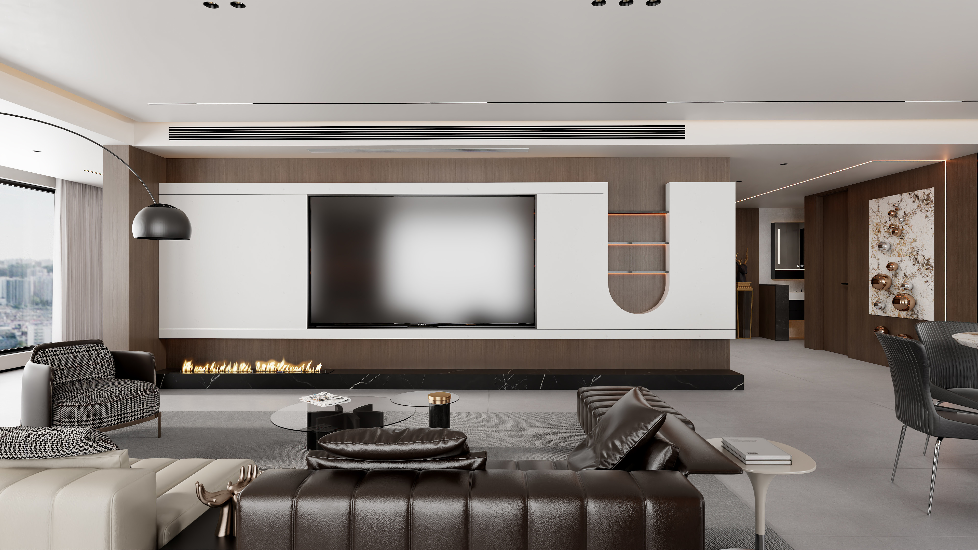 方不累-全案设计-228㎡2室-装修设计方案