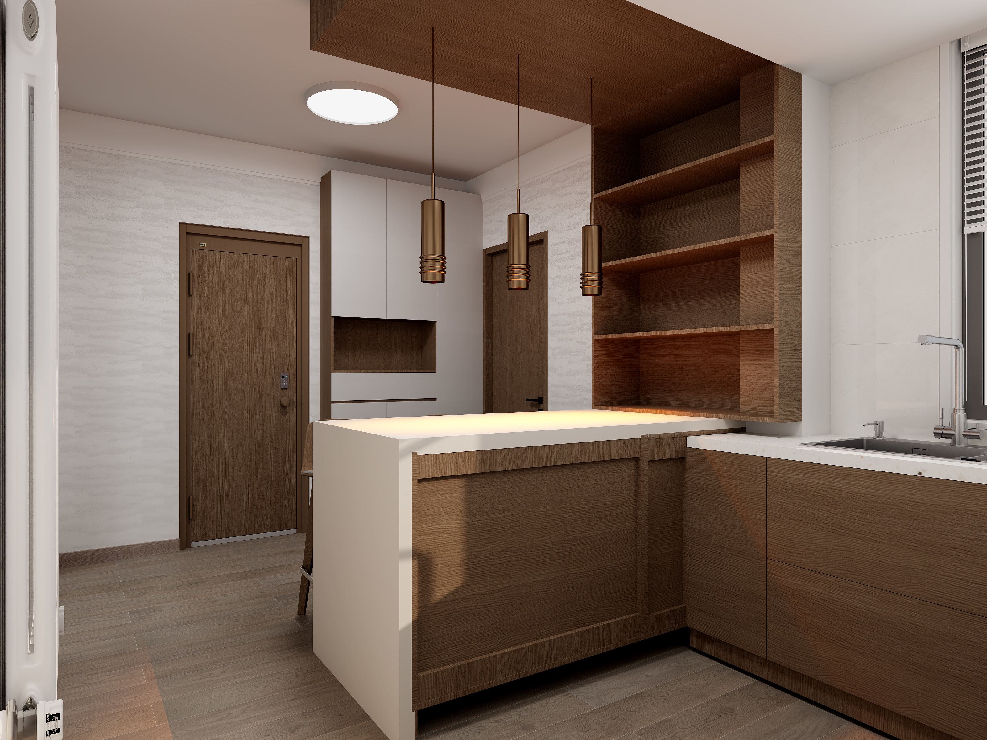 TanHao-沁馥家园81㎡2室装修效果图