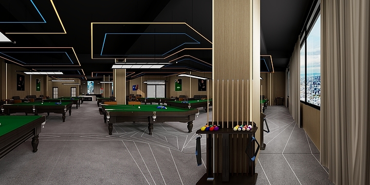 封丘易高家居-台球俱乐部-装修设计方案