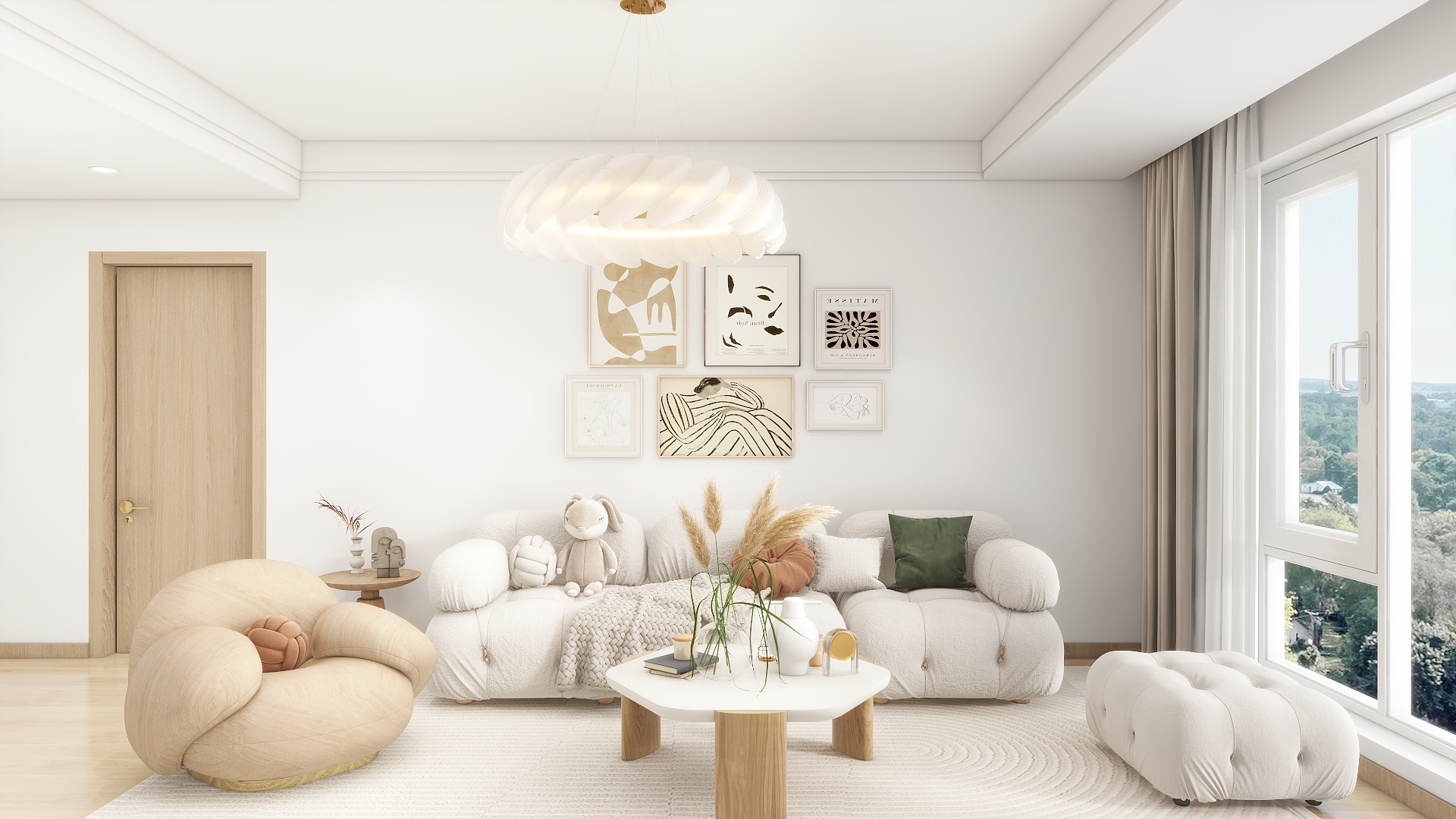 梁元_-云和天境121平效果图-装修设计方案