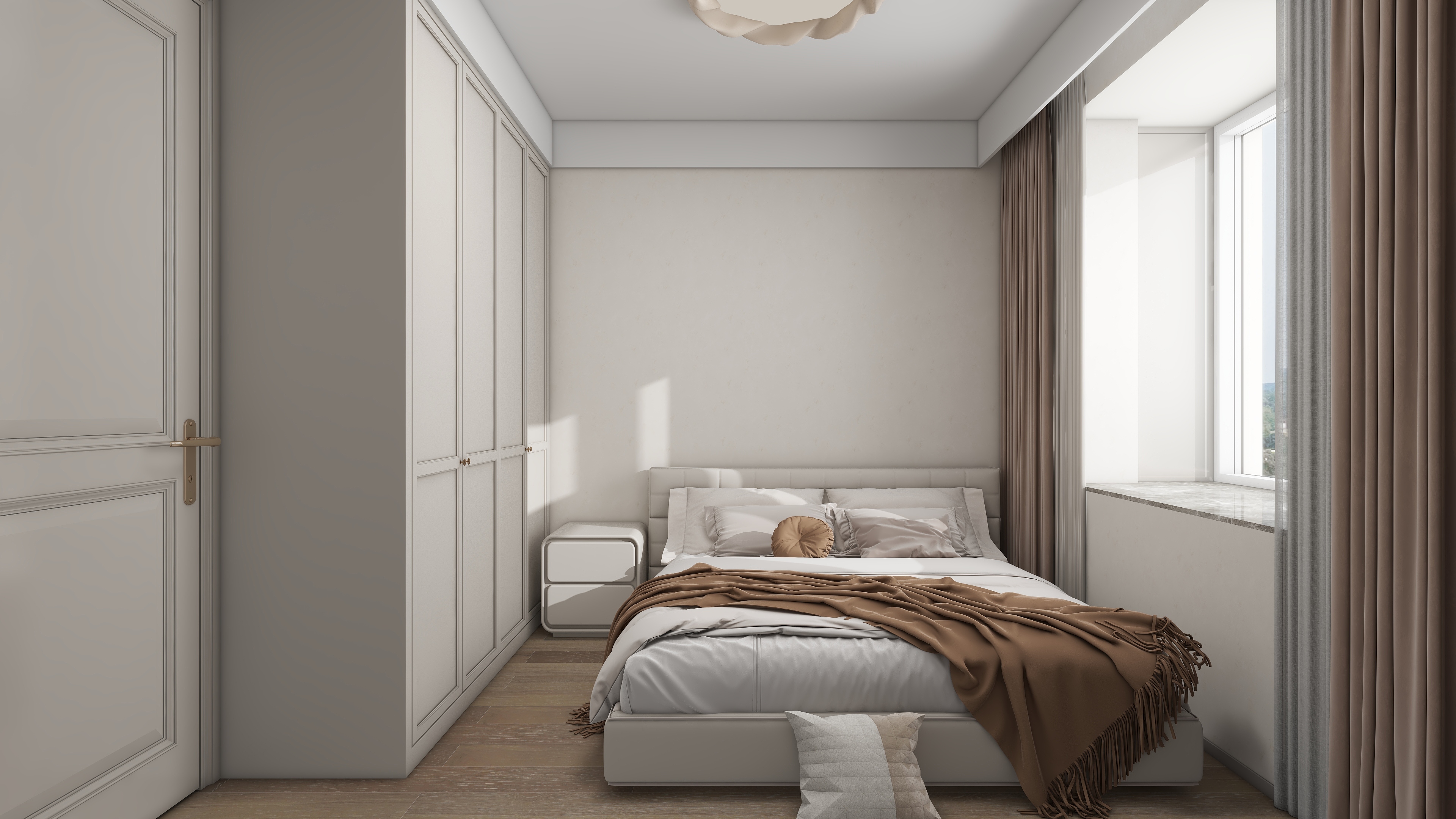 -溯兮--（终）天山郡（奶油风）-装修设计方案