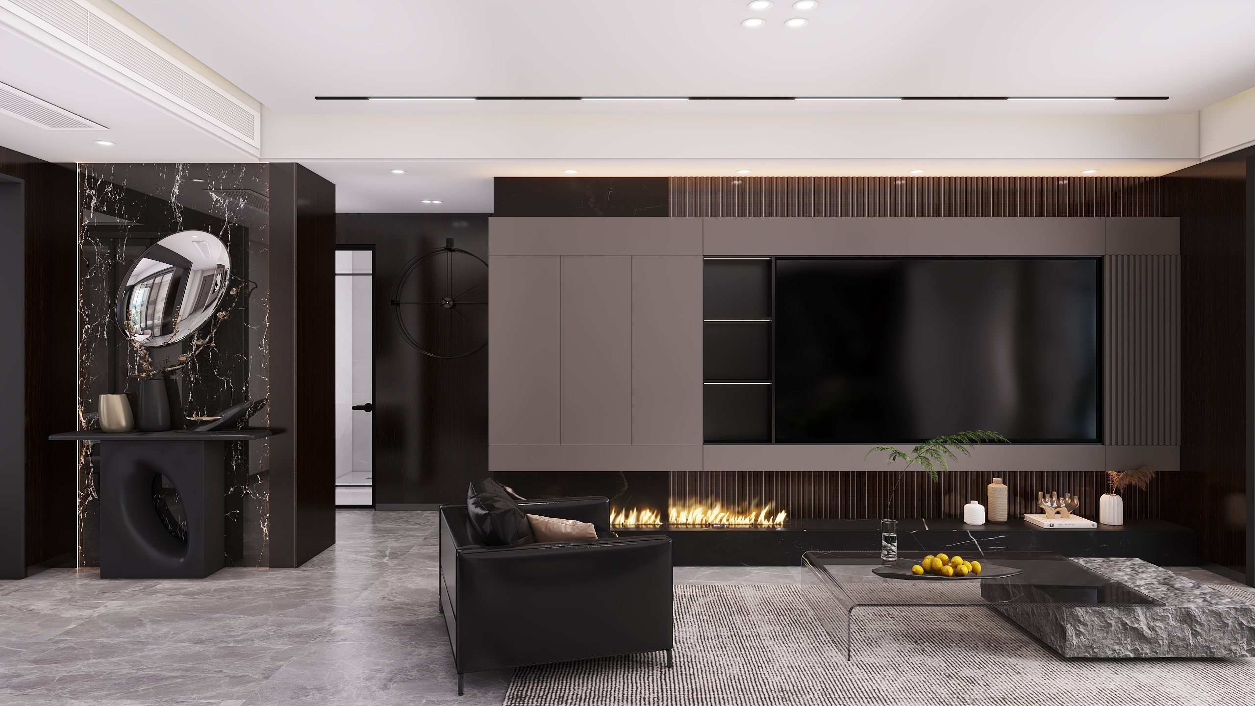 猫星星-《意式暗黑》-红桥国际154㎡4室-装修设计方案