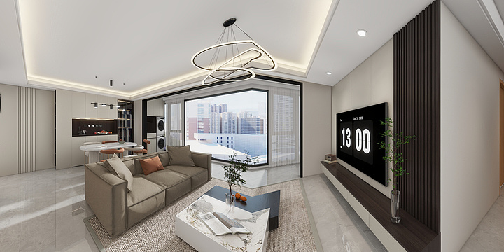 Mr.大苗-天境上辰​2-704（120m²）现代风格-装修设计方案