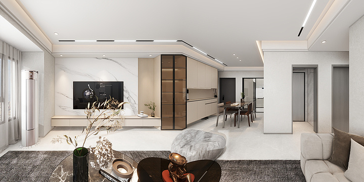 Design刘瑞-蔚来城王先生雅居-装修设计方案