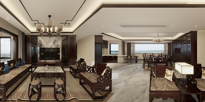 整装空间设计-天境洋房185㎡-装修设计方案