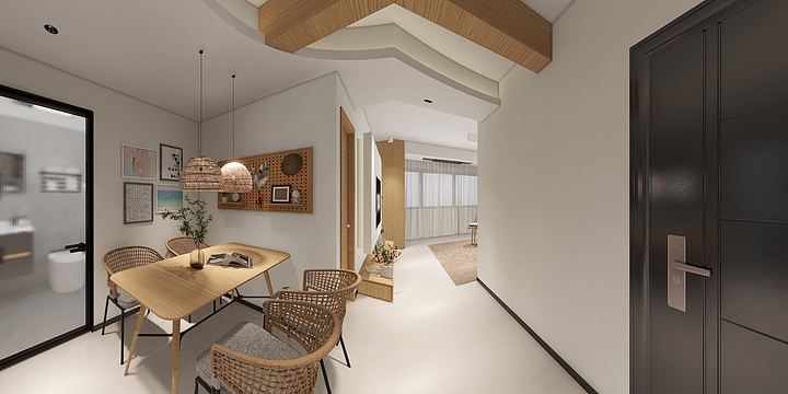 --在路上---丰盈家园66㎡-装修设计方案