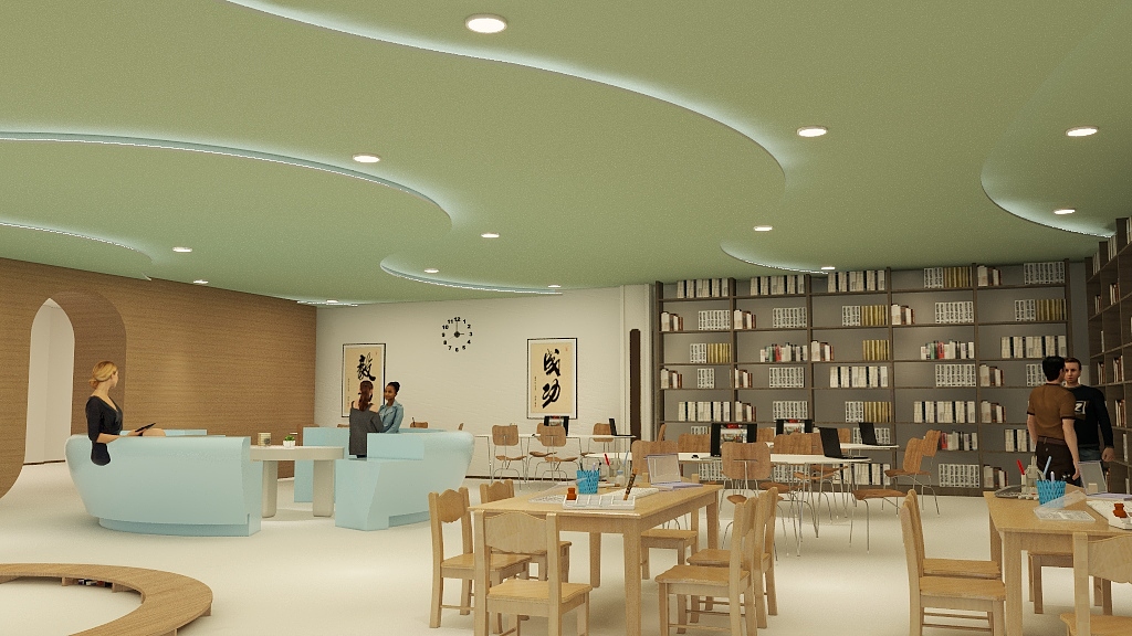 不肥肉badminton-大学生活动中心-装修设计方案