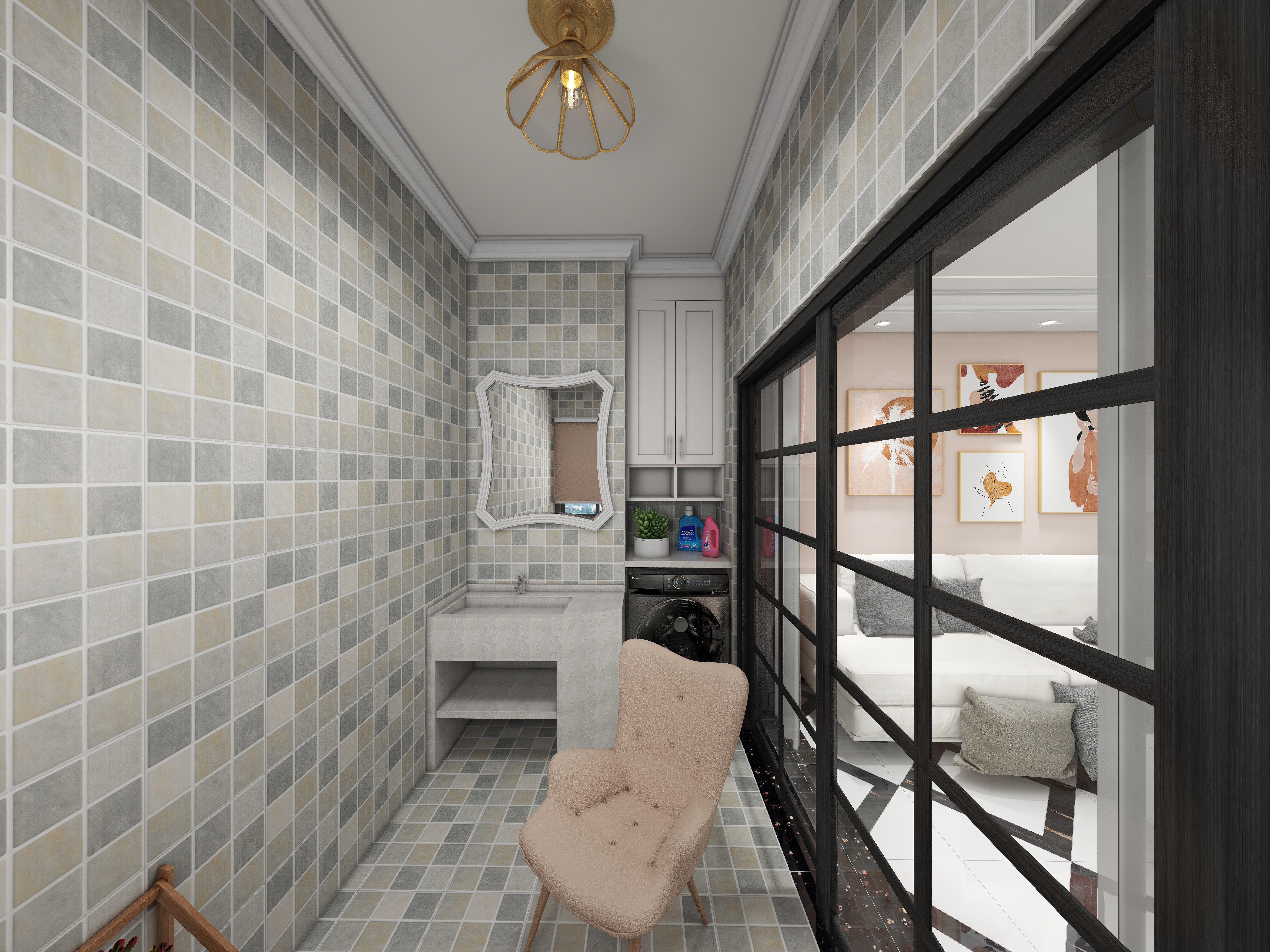 御旺家-王明生-海德公园81㎡ 三房两厅-装修设计方案