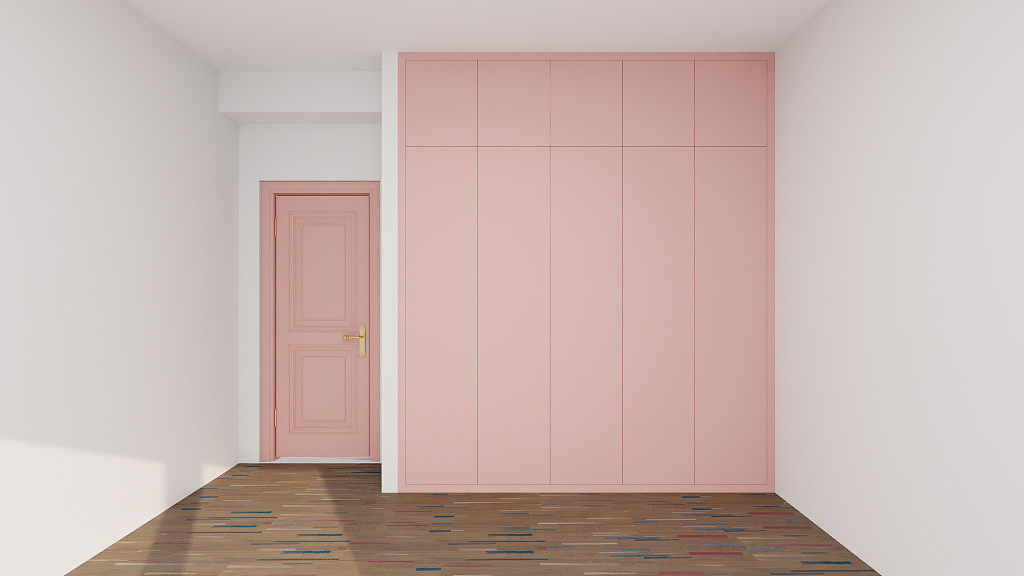 灵冲与你一起冲-粉色现代风格儿童房-装修设计方案