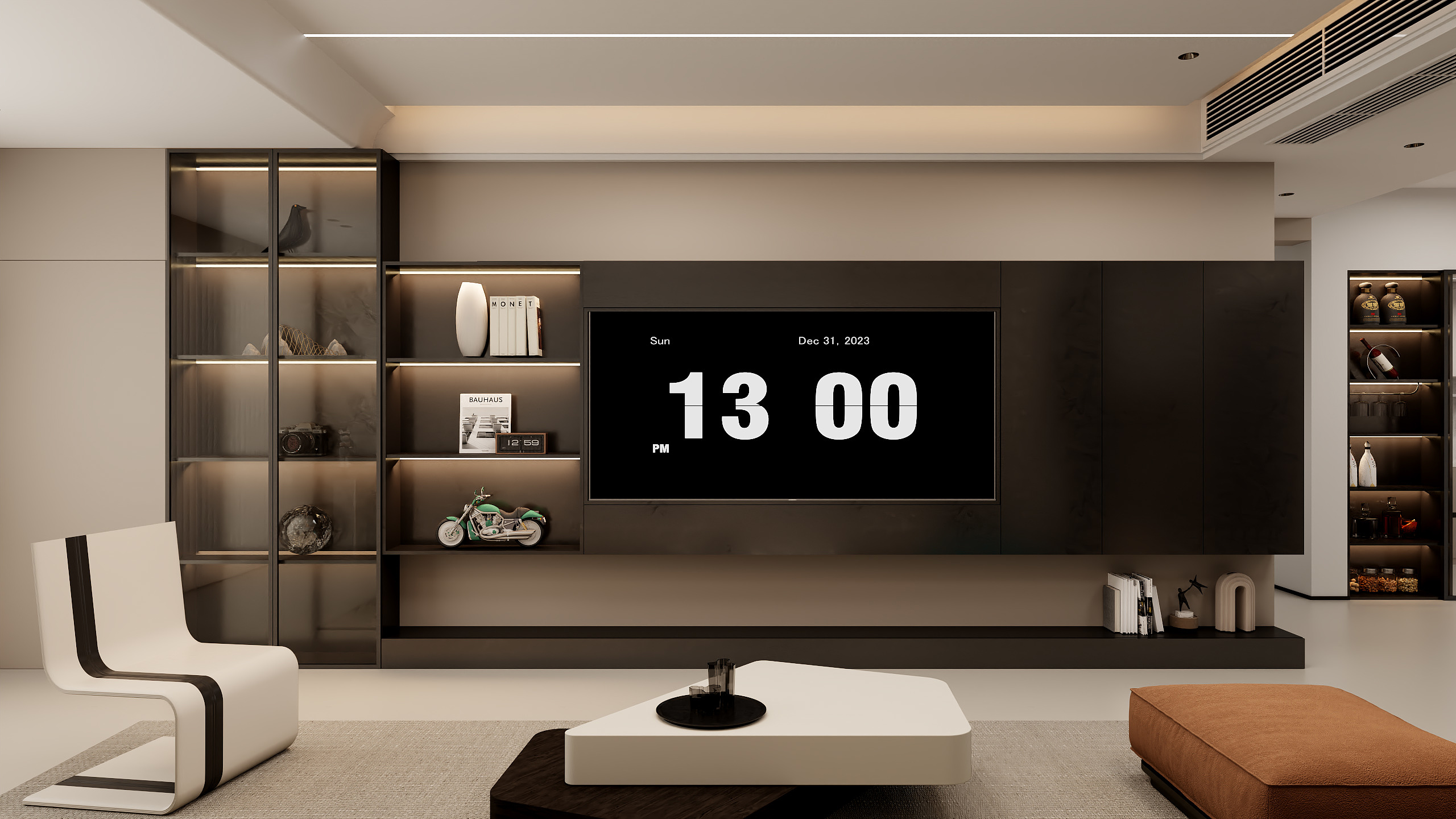 QD设计陈杰龙-意式极简-全屋VR-装修设计方案