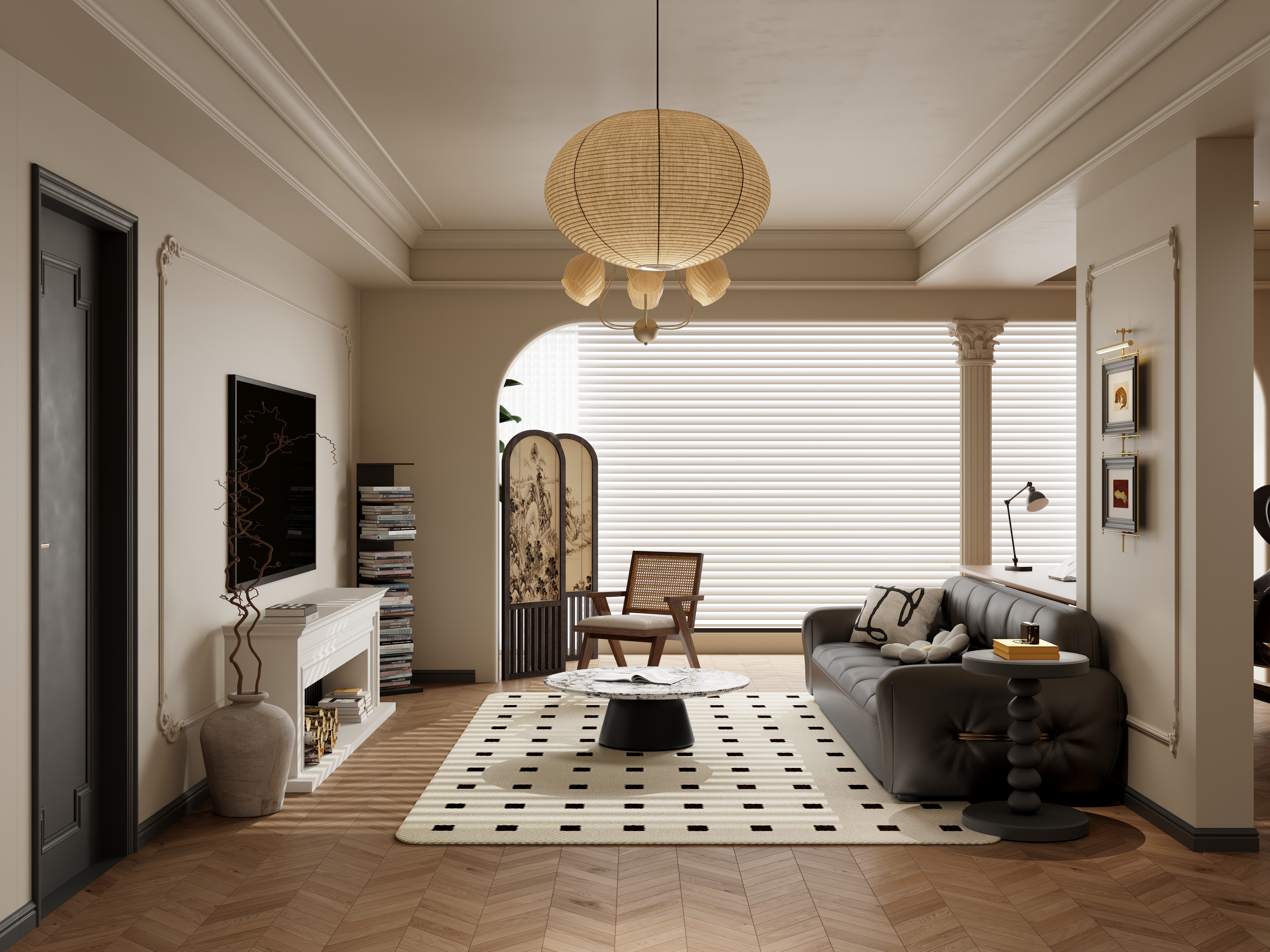 -Red.-RED—藏珑大境117（中古风）-装修设计方案