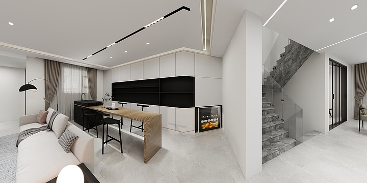 君行装饰-安丰（别墅）-户型2-装修设计方案