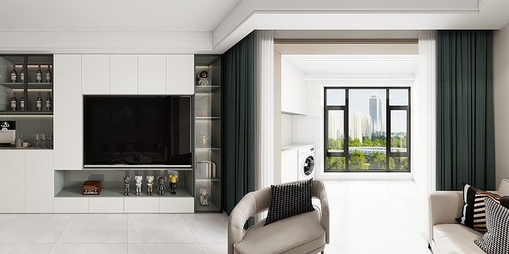 墨白012-御景名仕苑83-1502-装修设计方案