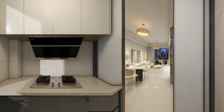 千墨设计-苏宁悦城115户型-装修设计方案