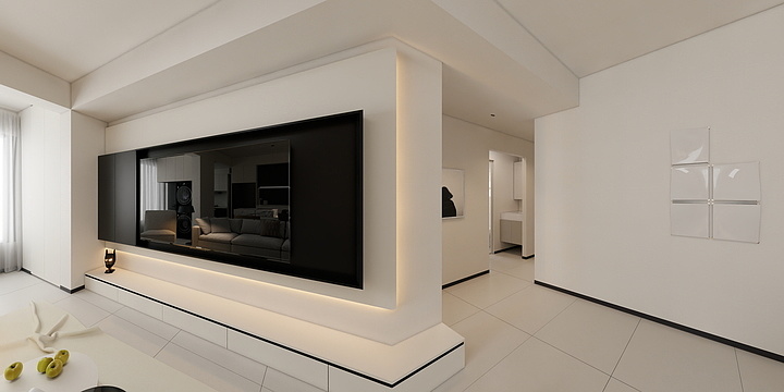 DESIGNER.子吉-子吉（现代黑白灰）-装修设计方案