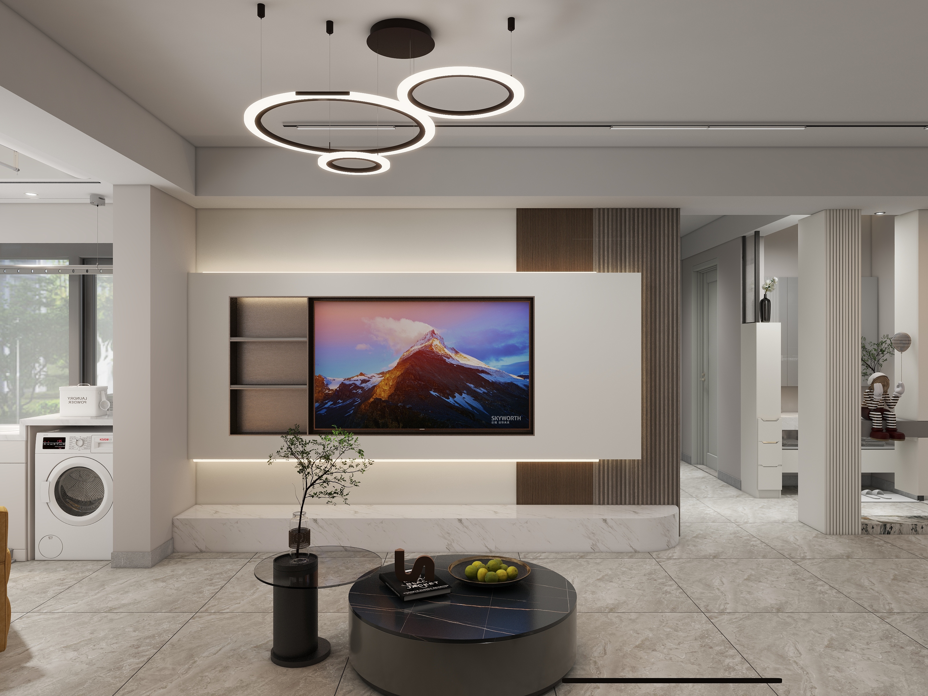 CG安安耶-中铁阅峰126㎡3室-装修设计方案