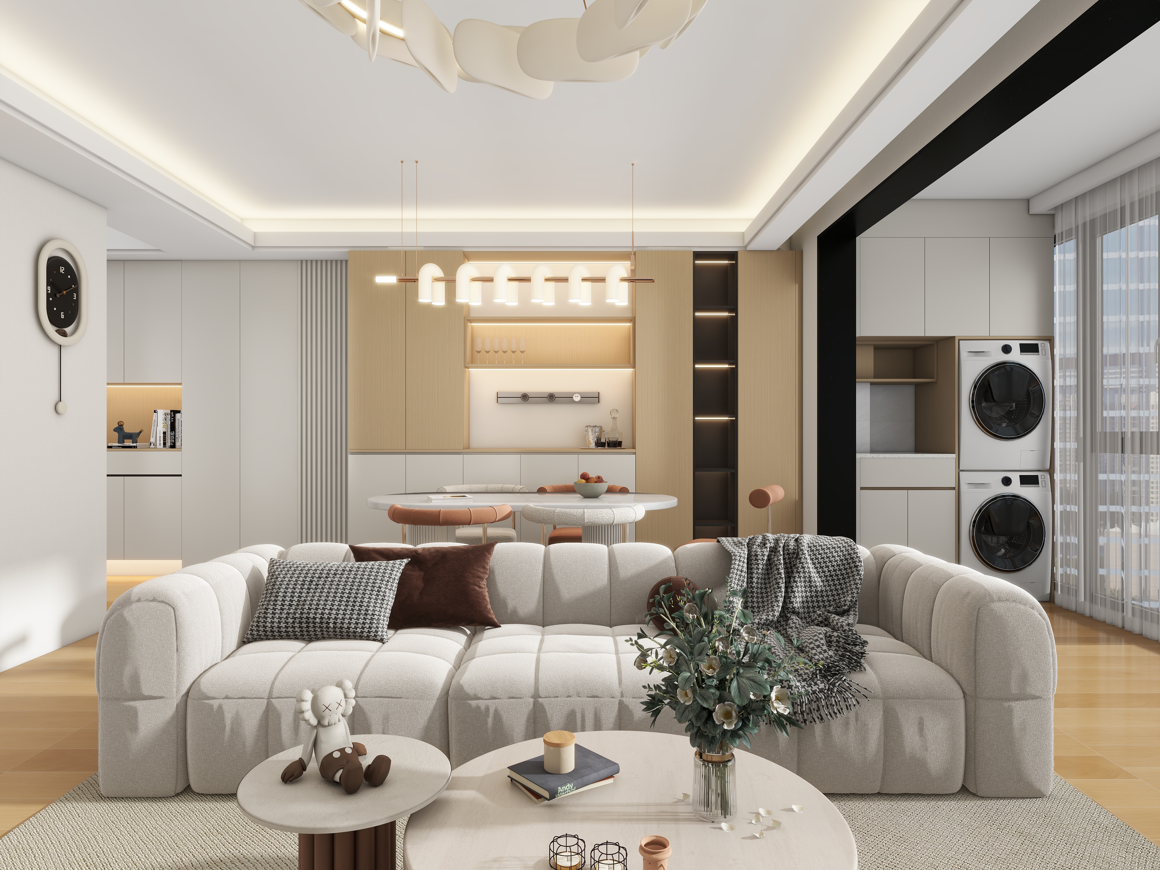 Mr.大苗-天境上辰​2-704（120m²）原木风格一稿-装修设计方案