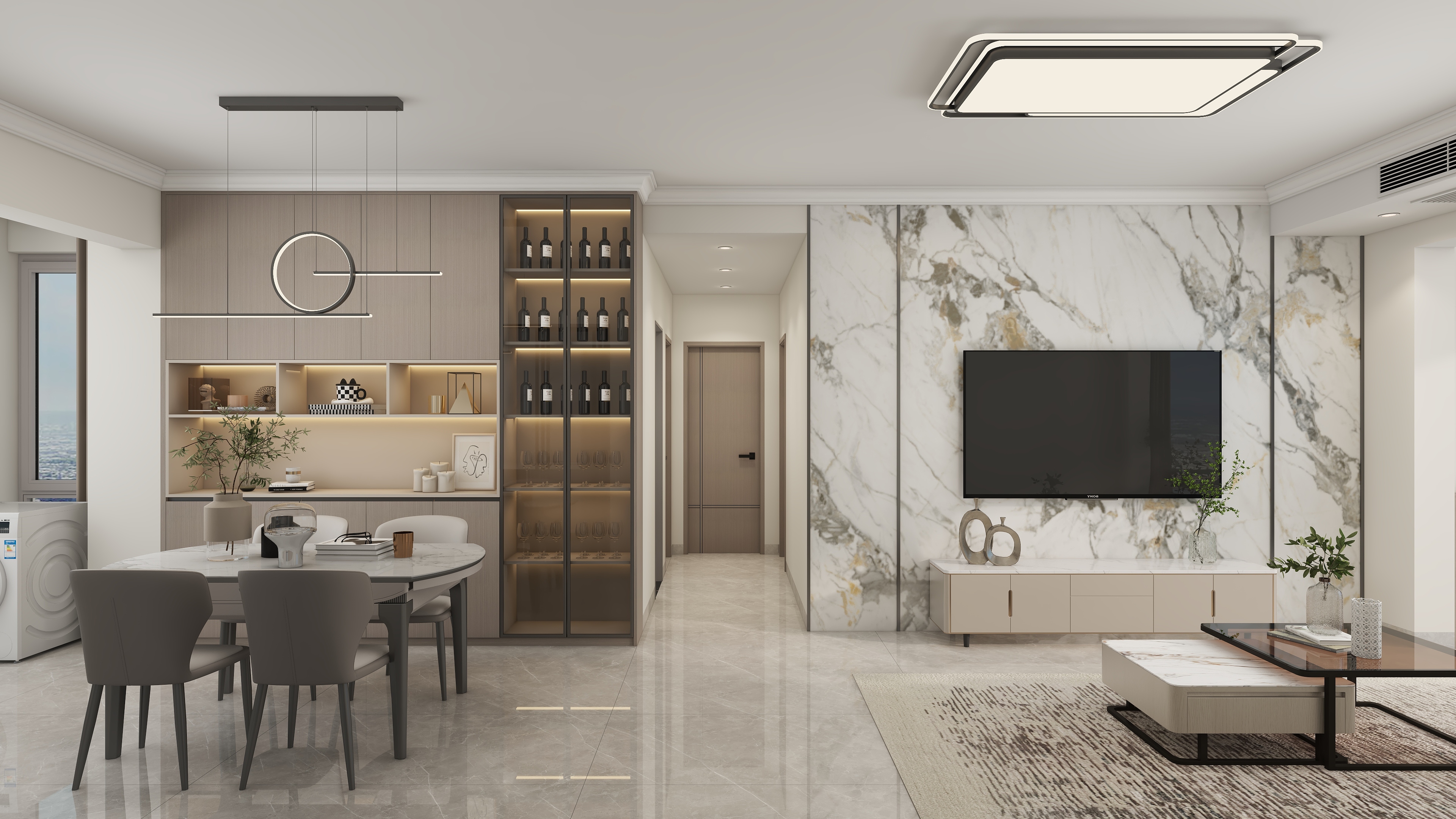 惠州装修找沫竹-惠州-美丽洲-浅溢装修效果图