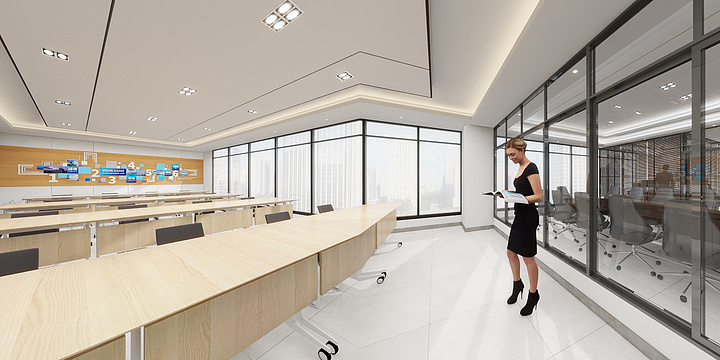 满庭芳华-世宗1栋9楼办公区-装修设计方案