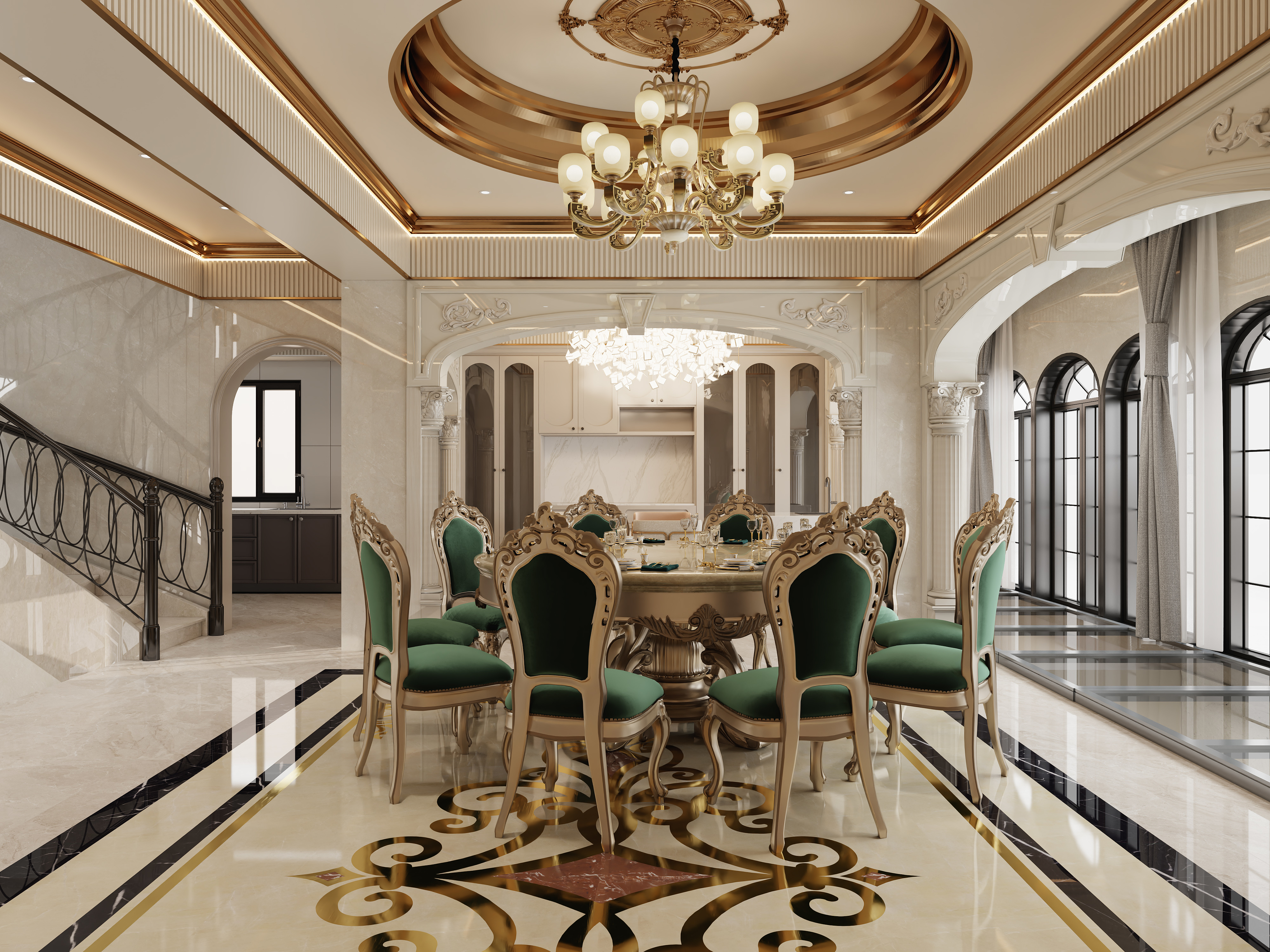 南天门老师-法式描金-装修设计方案