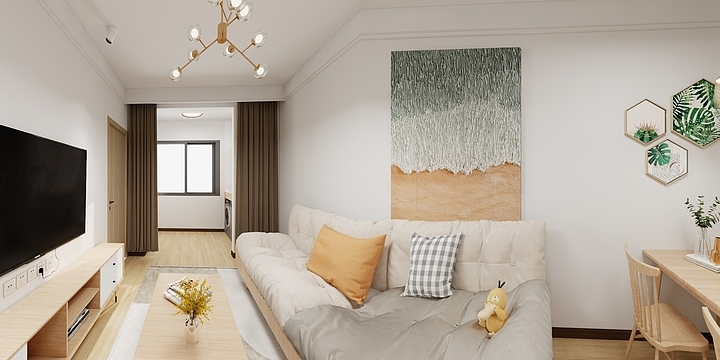 典象装饰丨高翔-文庭3#1609 冰箱在外-装修设计方案