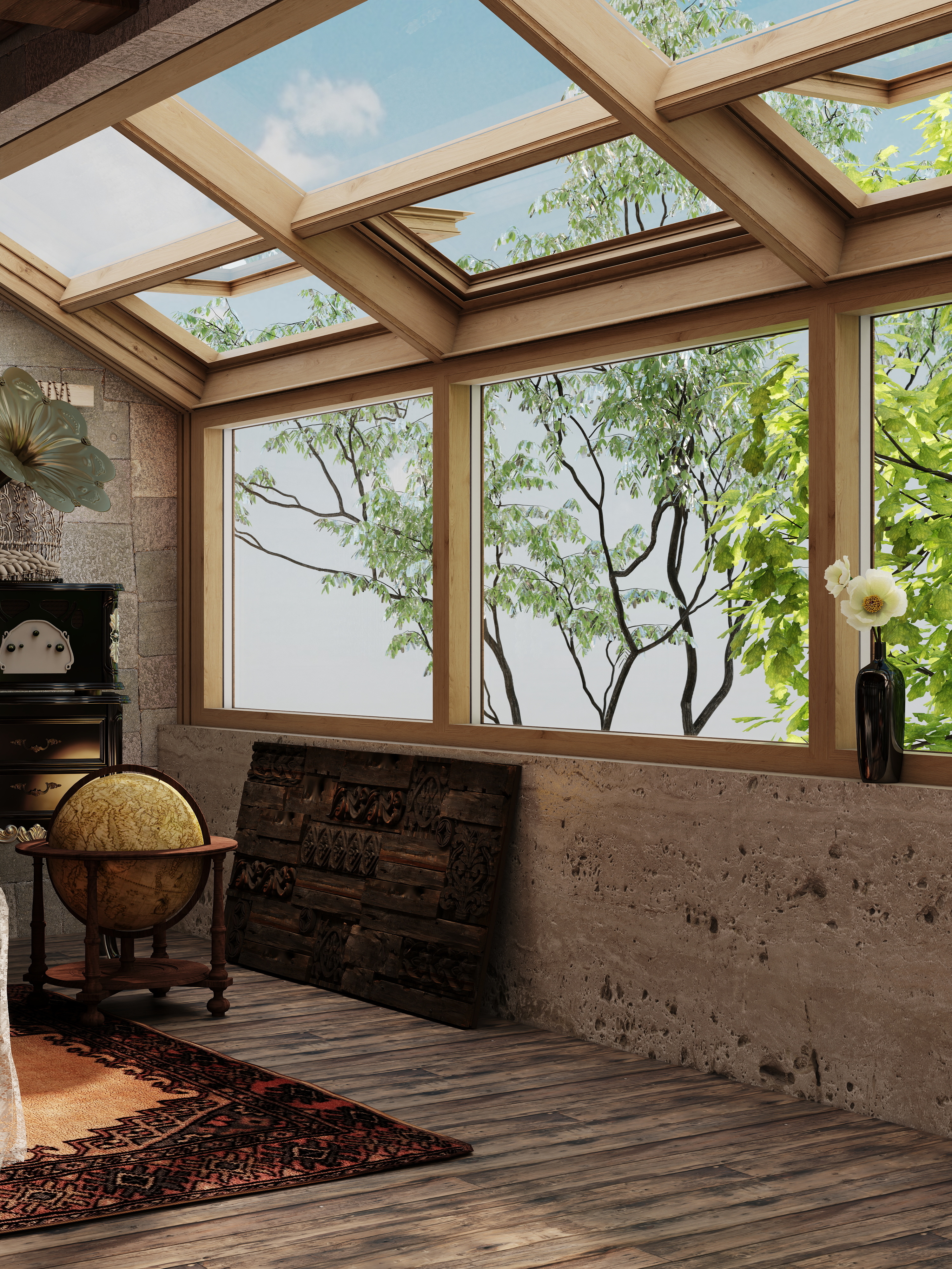 DESIGNER.子吉-子吉（美式阁楼复古）-装修设计方案