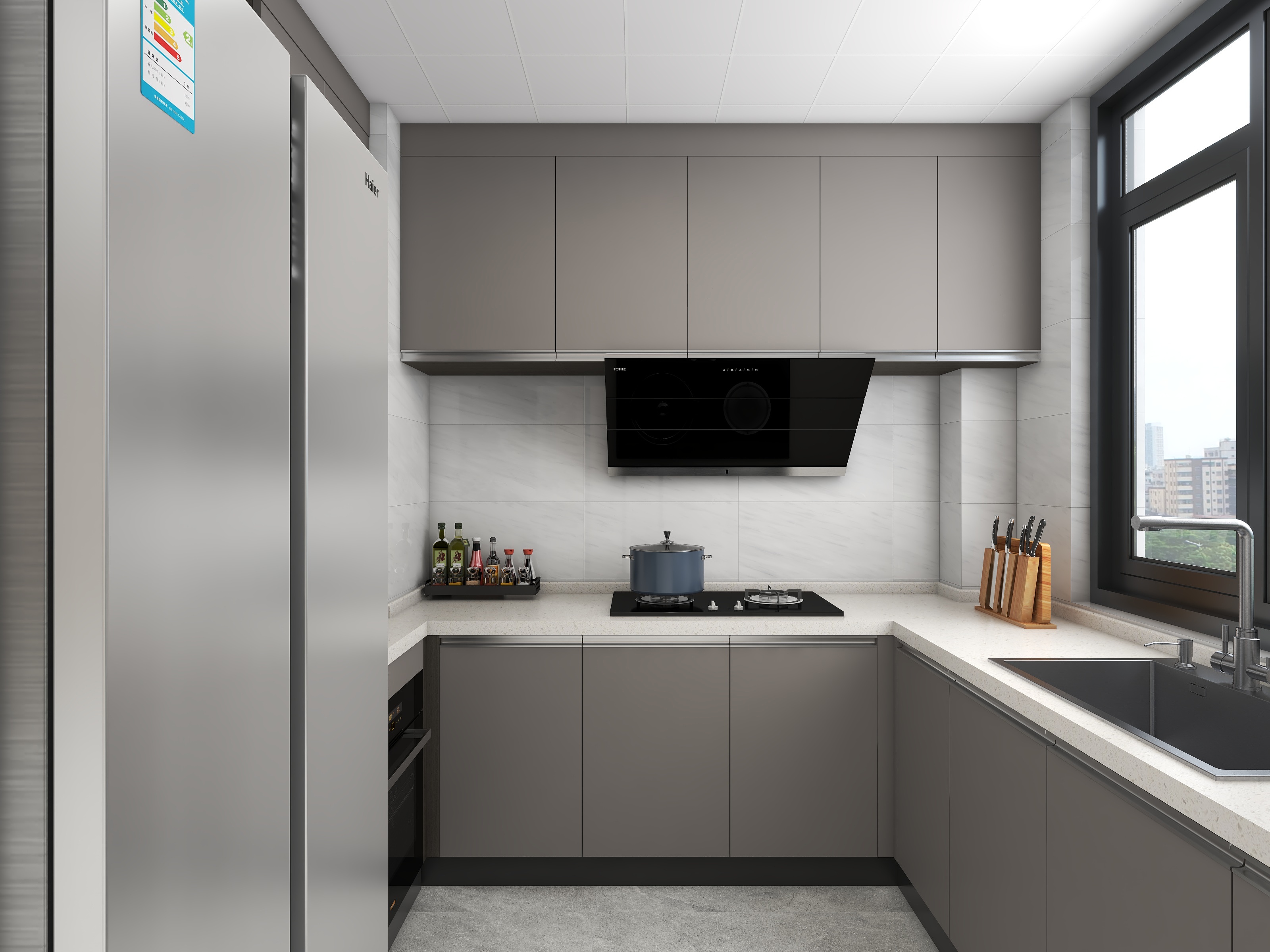 新月设计MQSx-新中式131㎡4室装修效果图