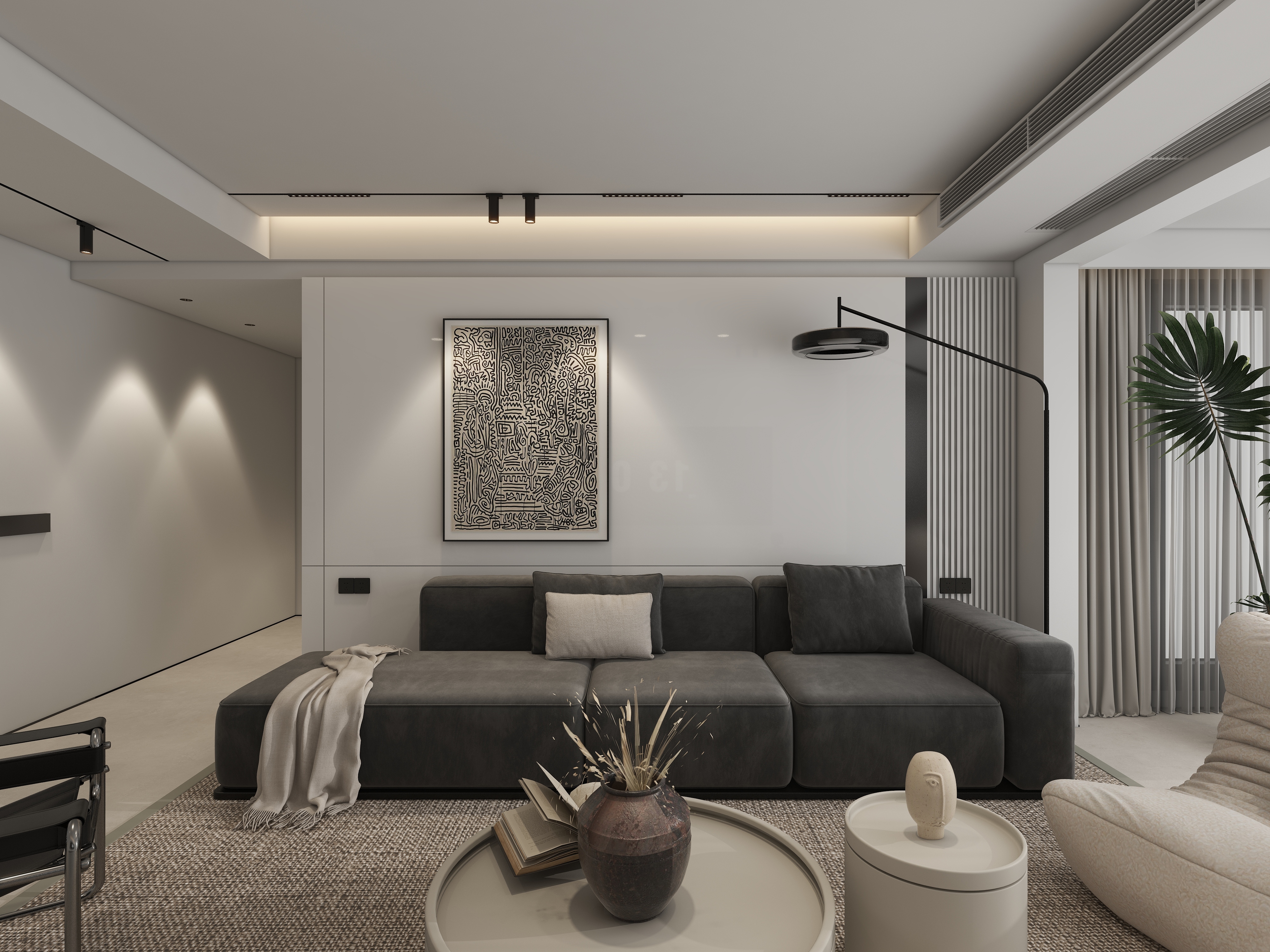 楚瑜设计-130㎡现代简约-装修设计方案