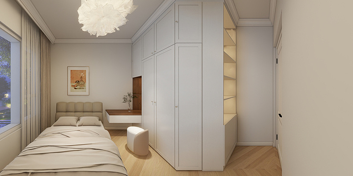 猴子哥哥啊-法式奶油风.dwg-装修设计方案